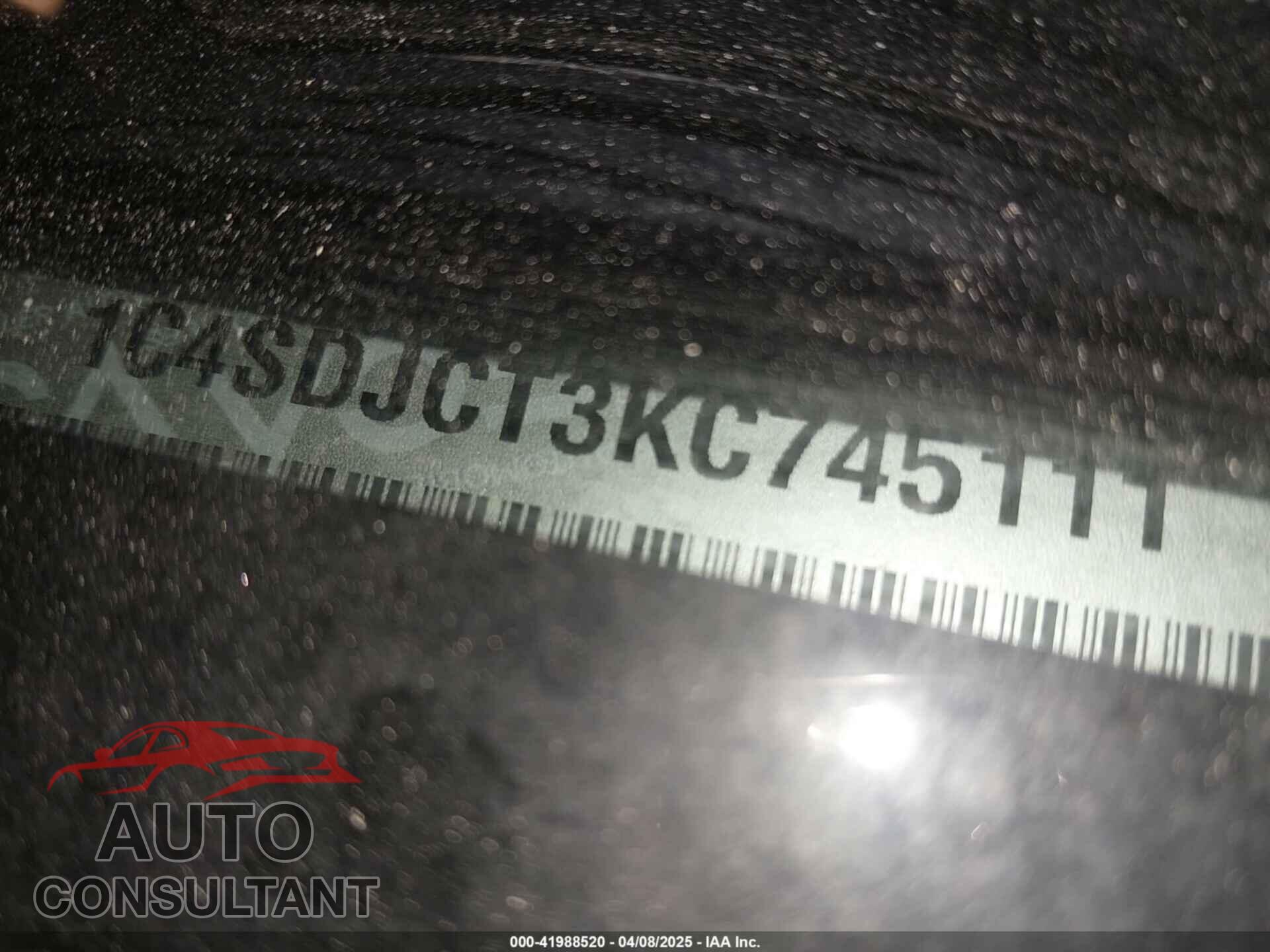 DODGE DURANGO 2019 - 1C4SDJCT3KC745111