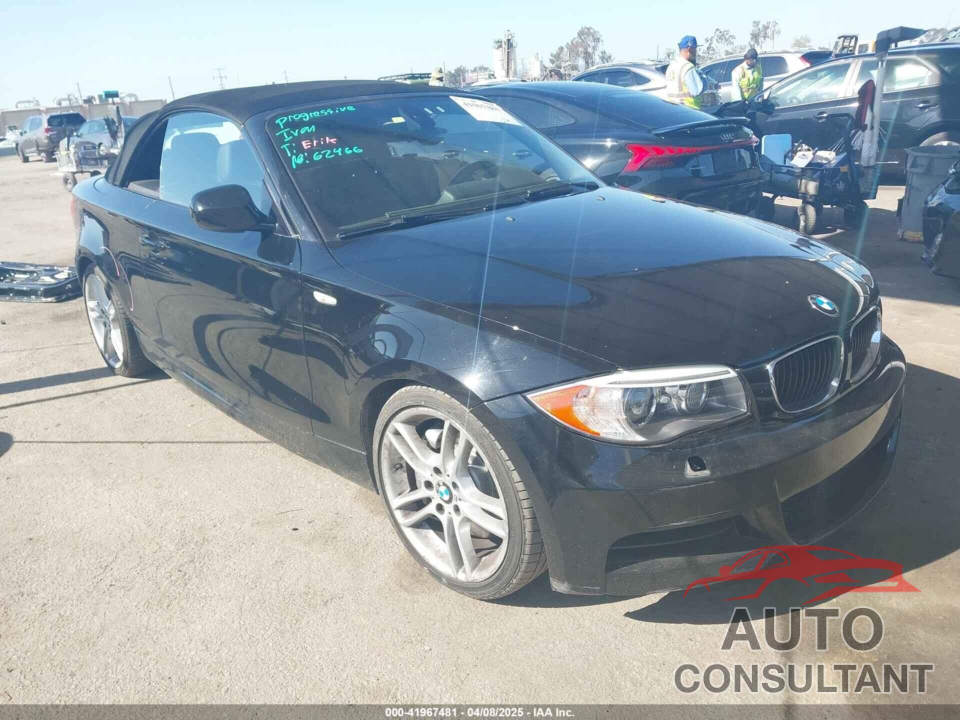 BMW 135I 2012 - WBAUN7C51CVM26609