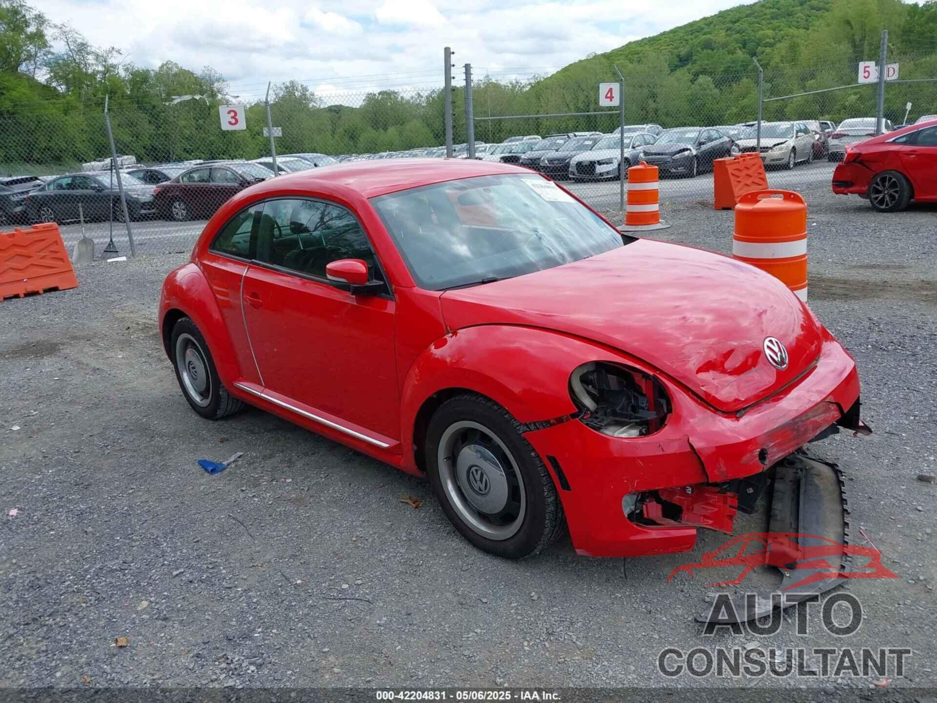 VOLKSWAGEN BEETLE 2012 - 3VWJP7AT4CM650238