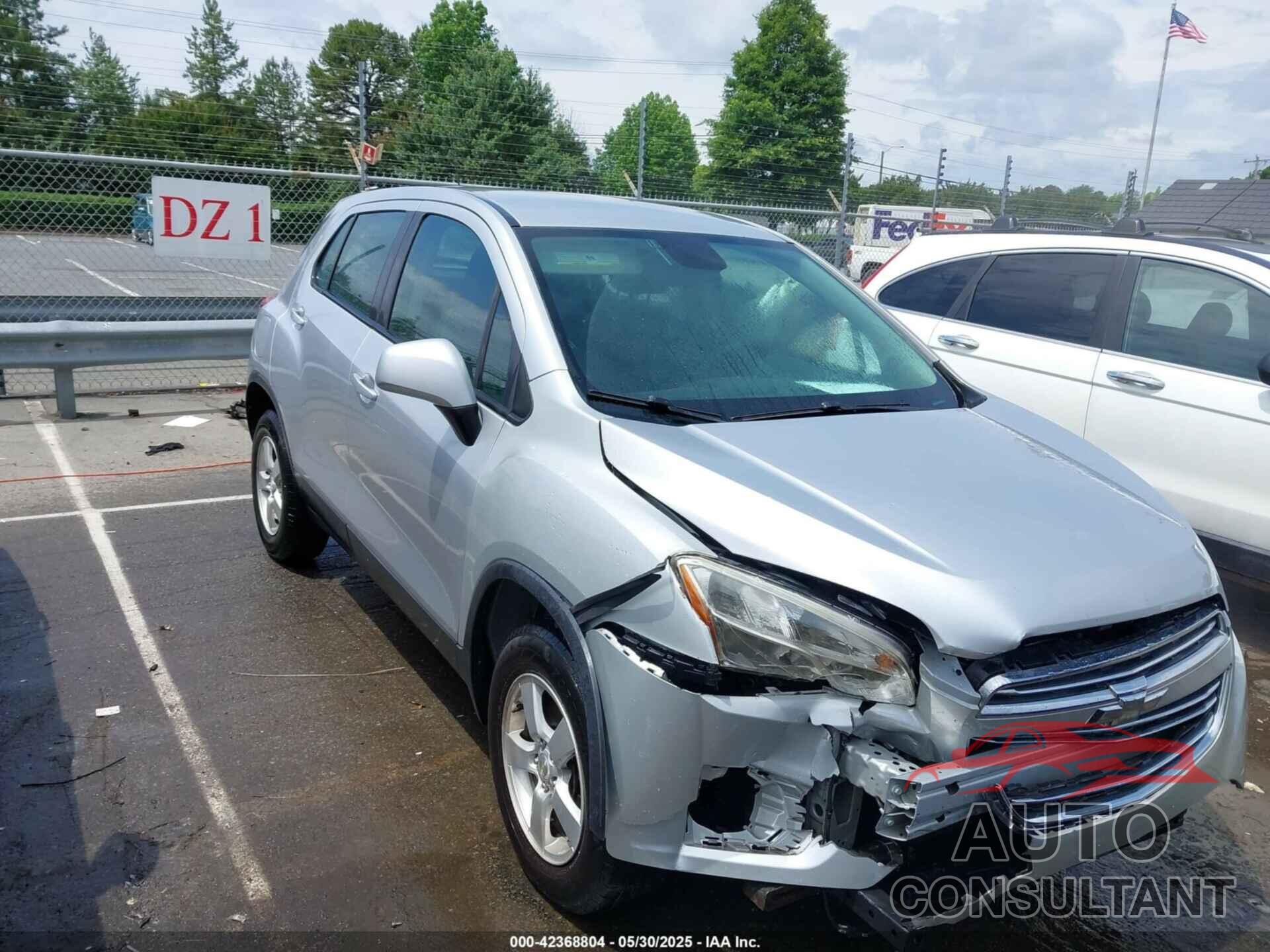 CHEVROLET TRAX 2016 - KL7CJNSB7GB538129