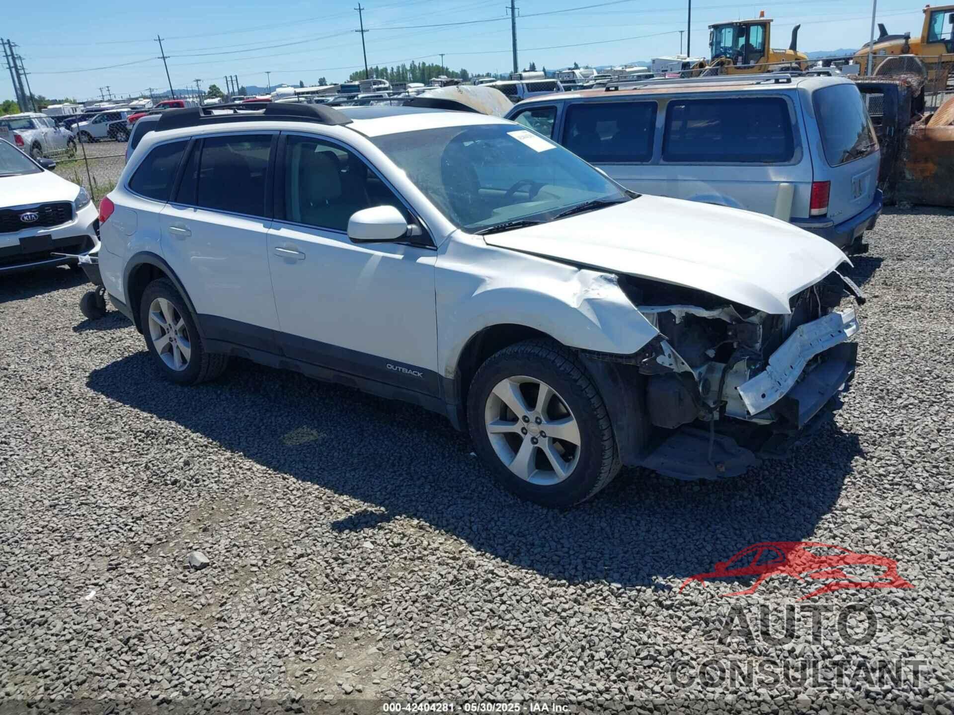 SUBARU OUTBACK 2014 - 4S4BRBLC8E3292014