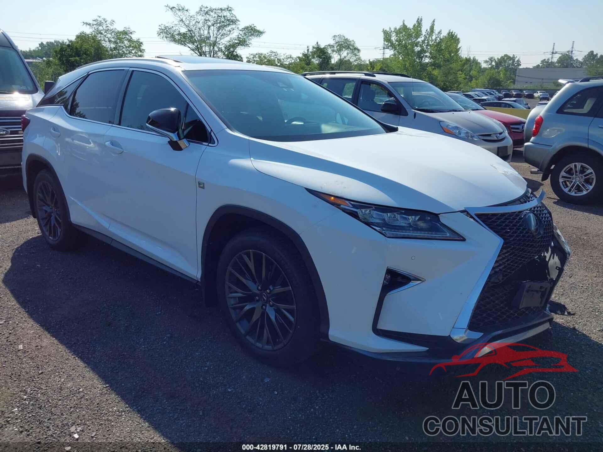 LEXUS RX 350 2017 - 2T2BZMCA4HC079311