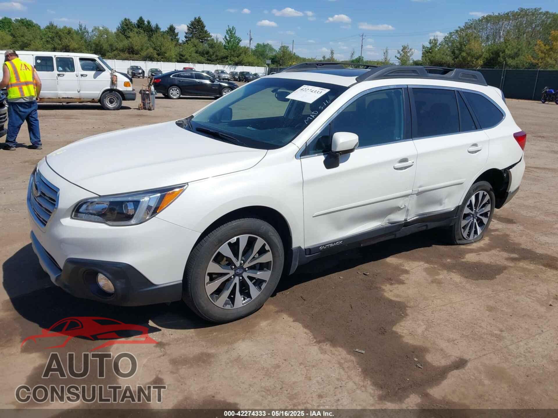 SUBARU OUTBACK 2015 - 4S4BSBLC8F3350936