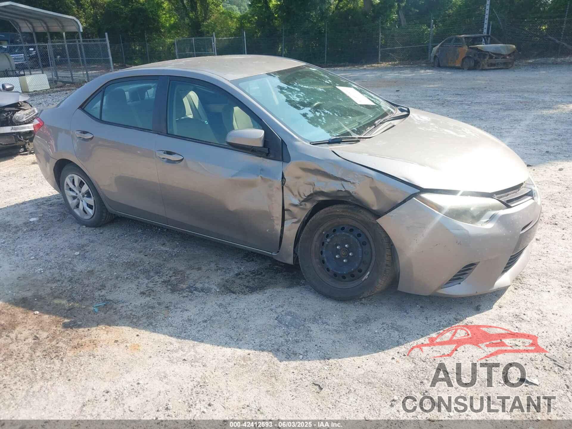 TOYOTA COROLLA 2015 - 2T1BURHE2FC466027