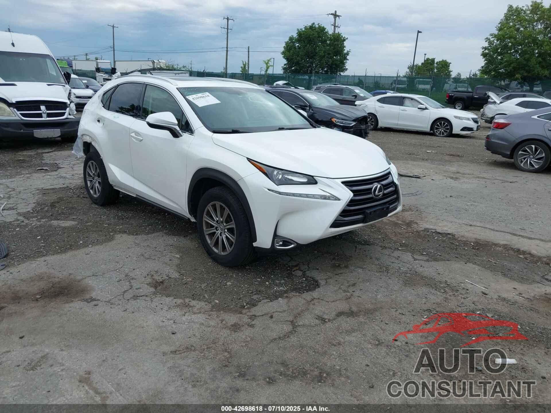 LEXUS NX 200T 2015 - JTJBARBZ4F2009316