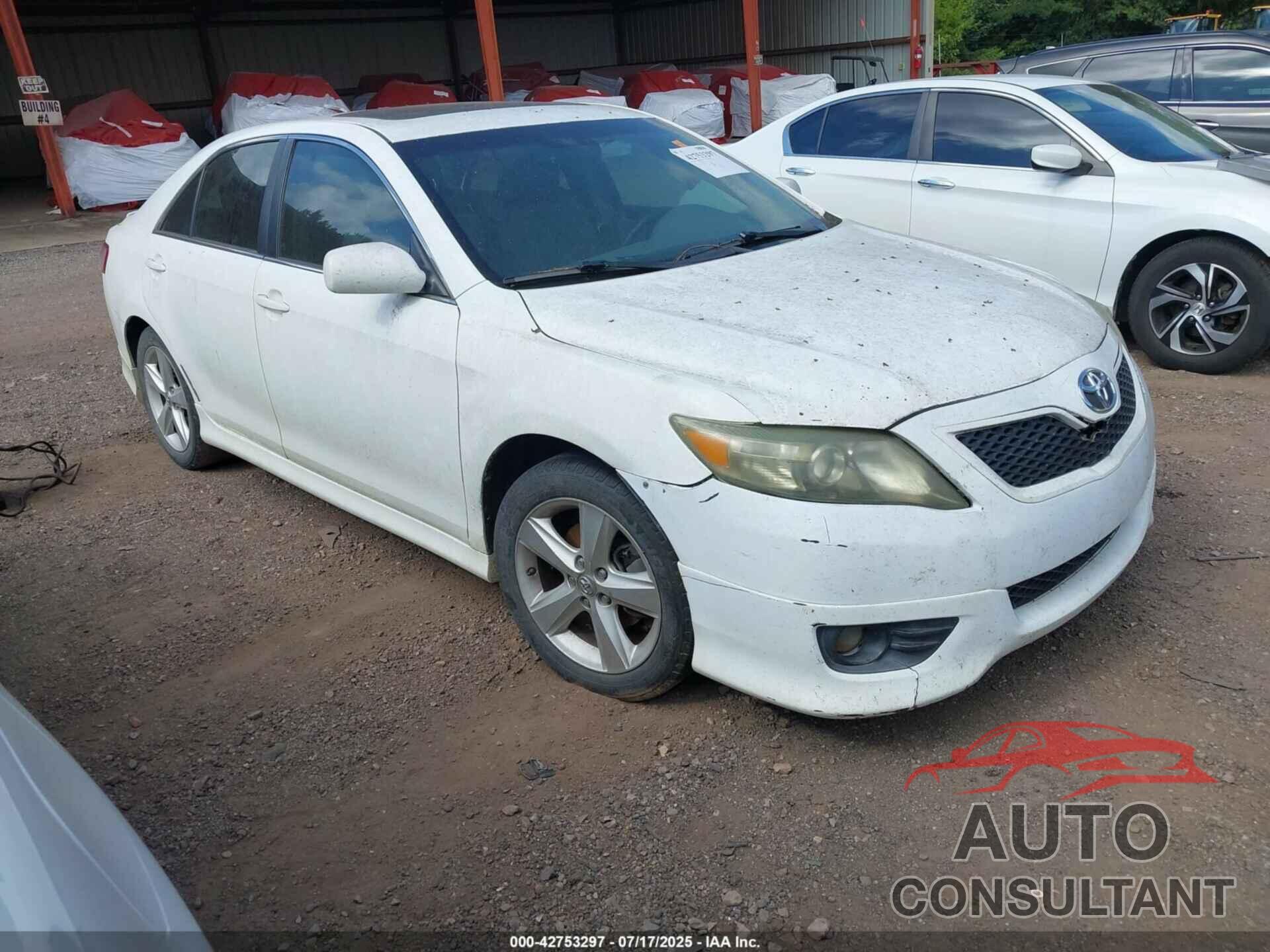 TOYOTA CAMRY 2011 - 4T1BF3EK0BU625721