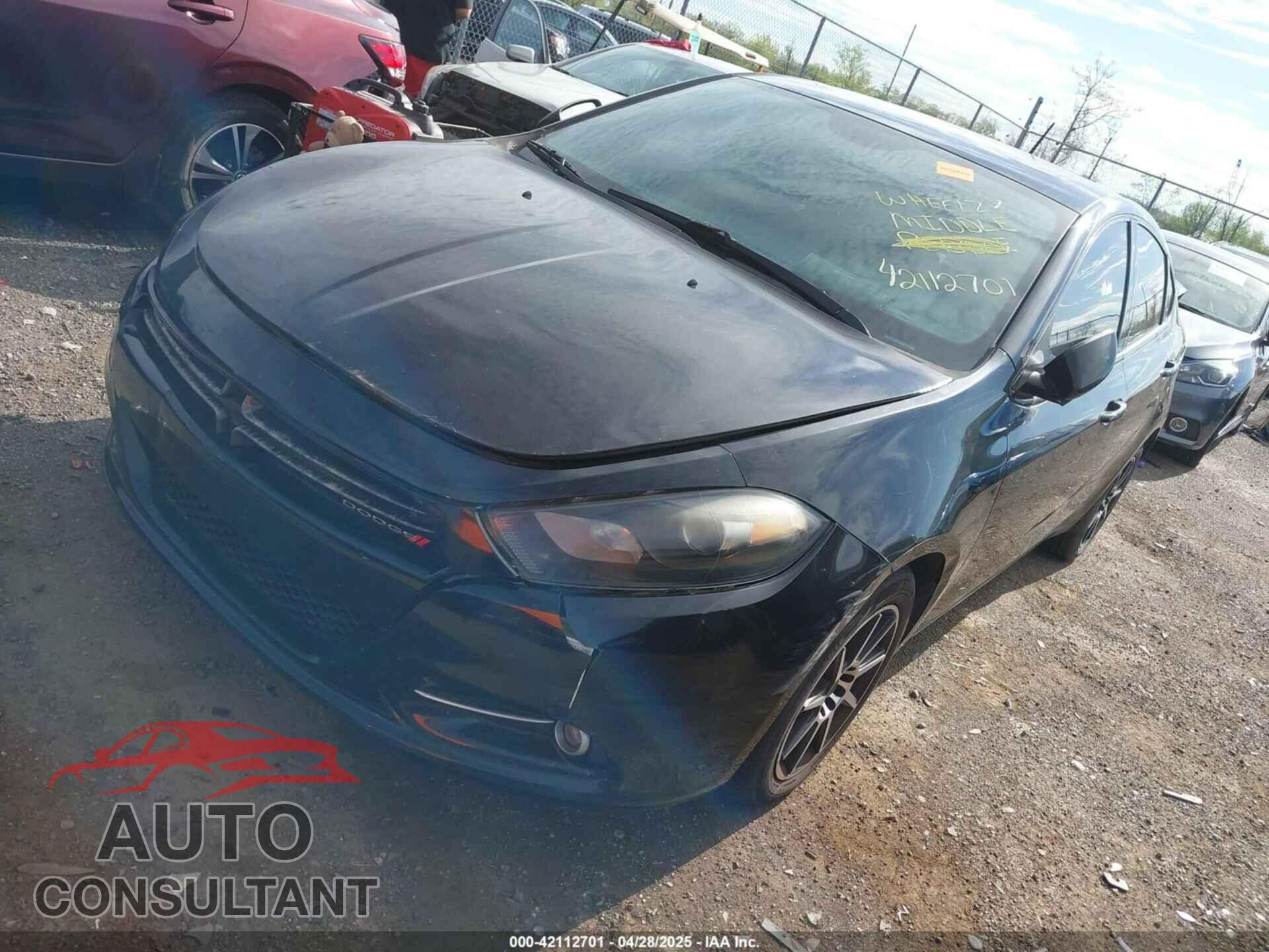DODGE DART 2014 - 1C3CDFEB3ED920207