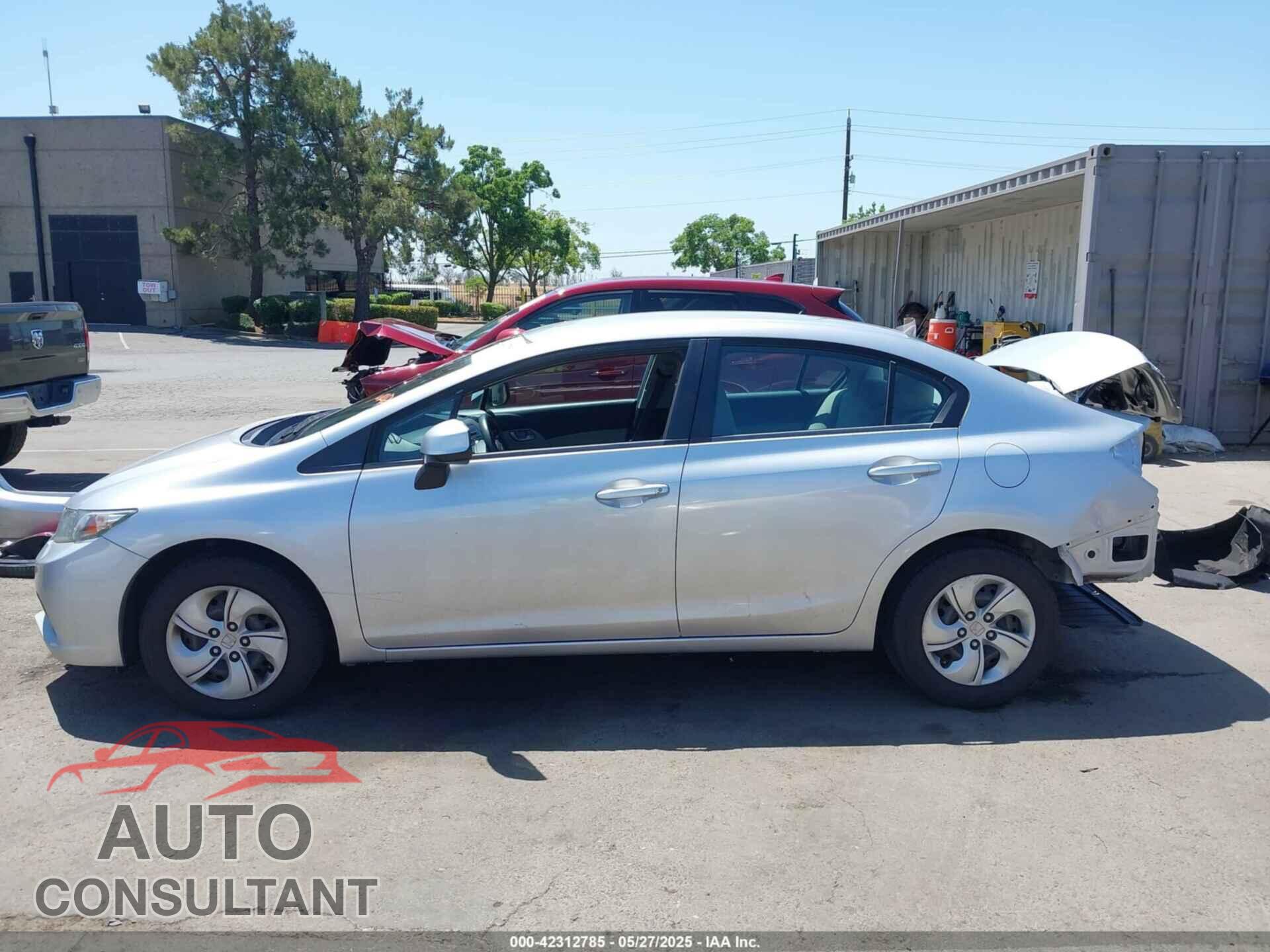 HONDA CIVIC 2013 - 19XFB2F55DE272995