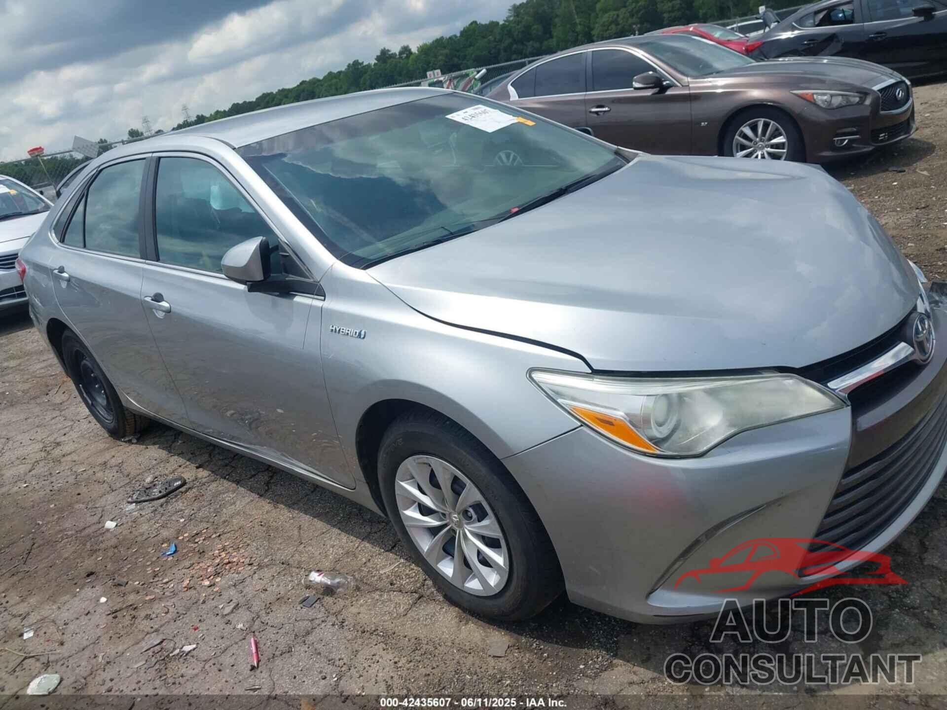 TOYOTA CAMRY HYBRID 2017 - 4T1BD1FK7HU207898
