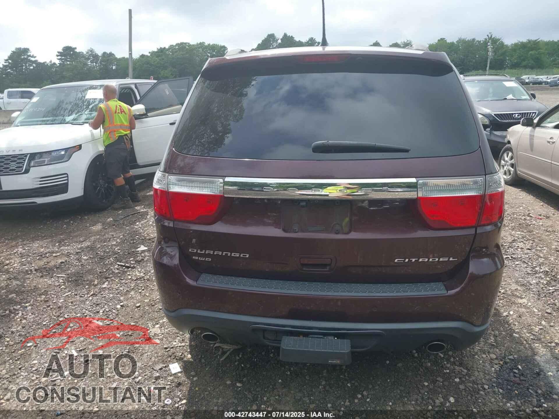 DODGE DURANGO 2012 - 1C4SDJET9CC181253