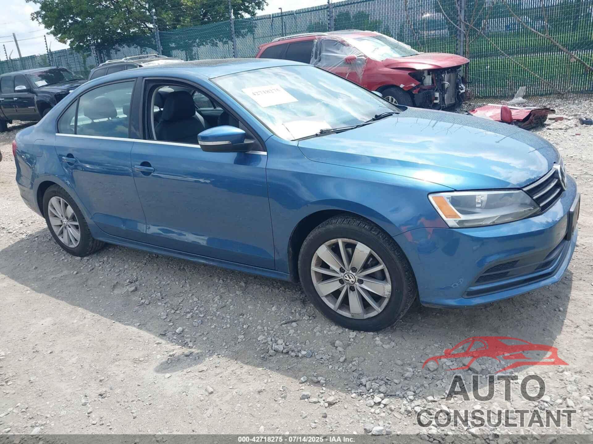 VOLKSWAGEN JETTA 2015 - 3VWD17AJ6FM231597