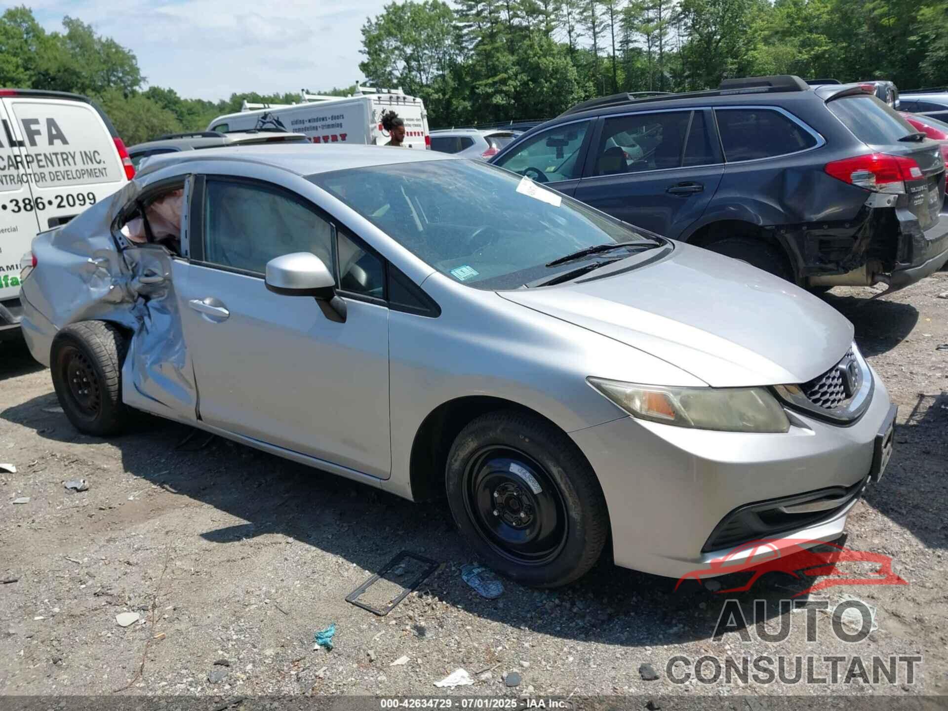 HONDA CIVIC 2013 - 2HGFB2F55DH528946