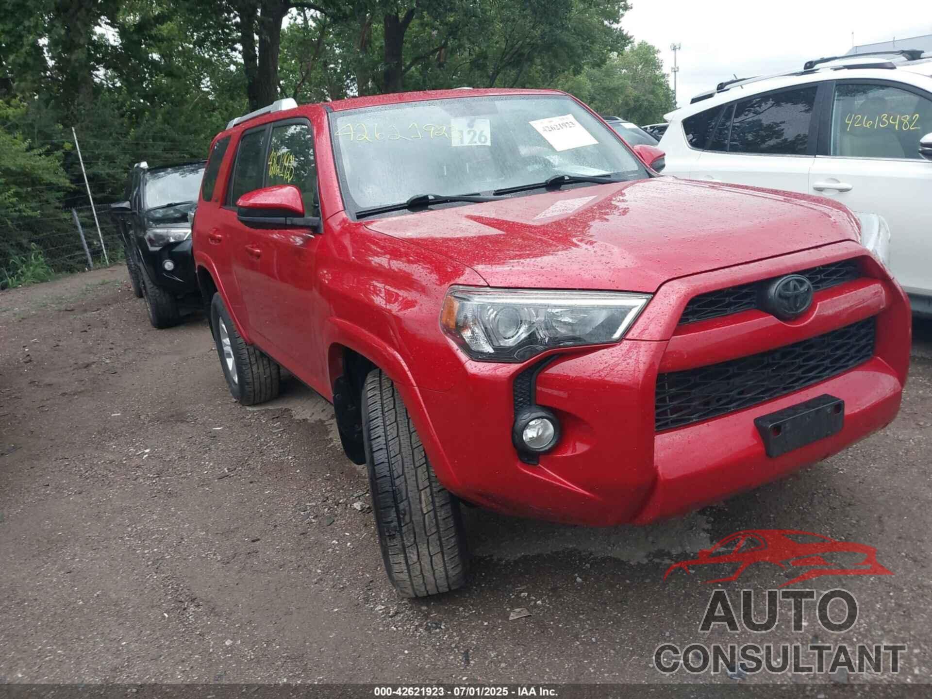 TOYOTA 4RUNNER 2016 - JTEBU5JR9G5297740