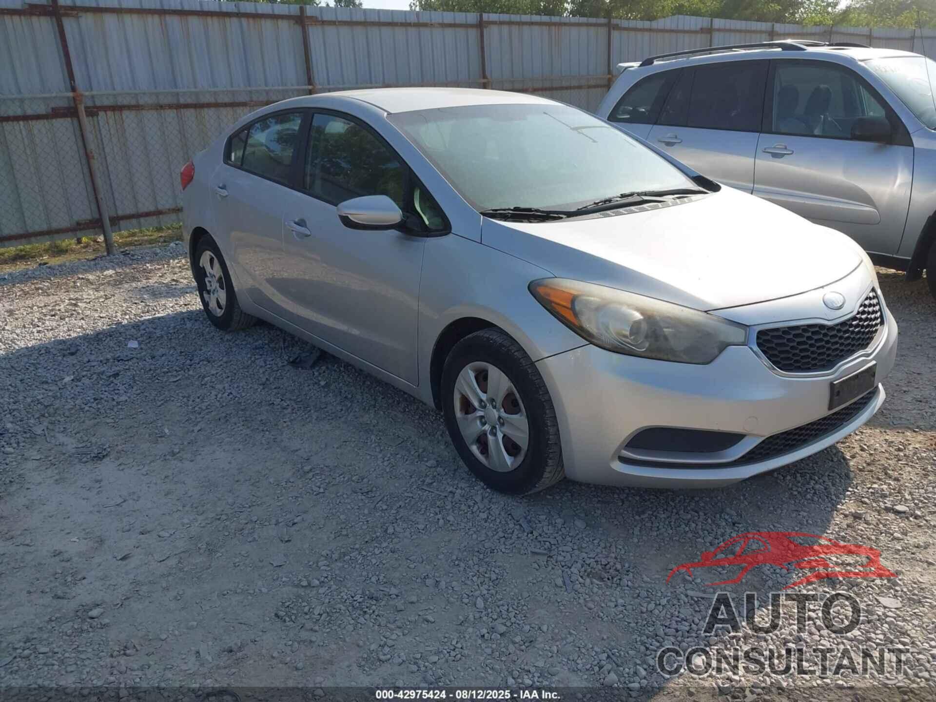 KIA FORTE 2014 - KNAFK4A61E5054817