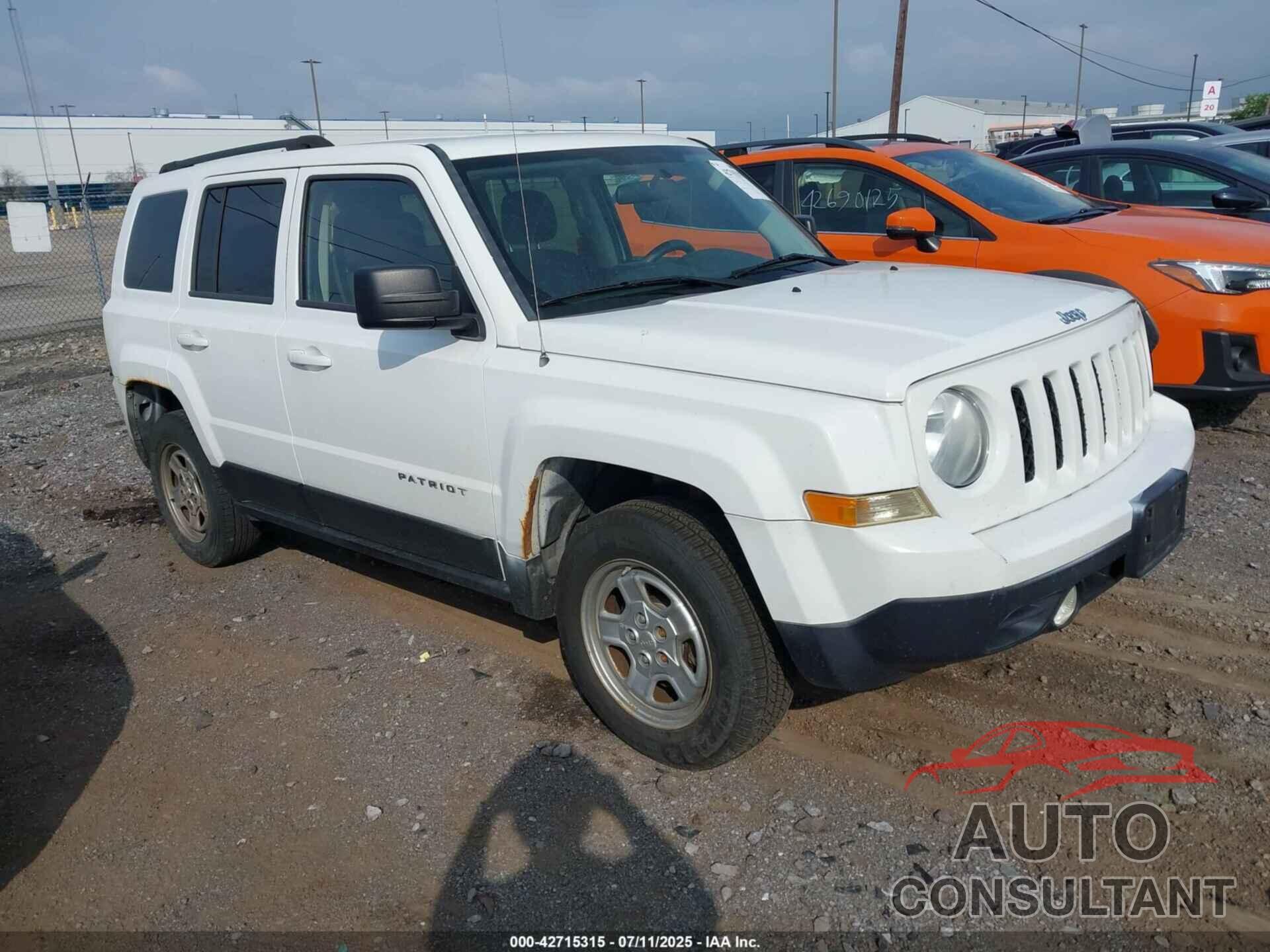JEEP PATRIOT 2012 - 1C4NJRBB9CD593909