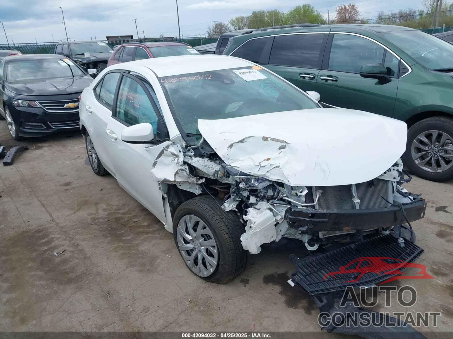 TOYOTA COROLLA 2017 - 2T1BURHE7HC827397