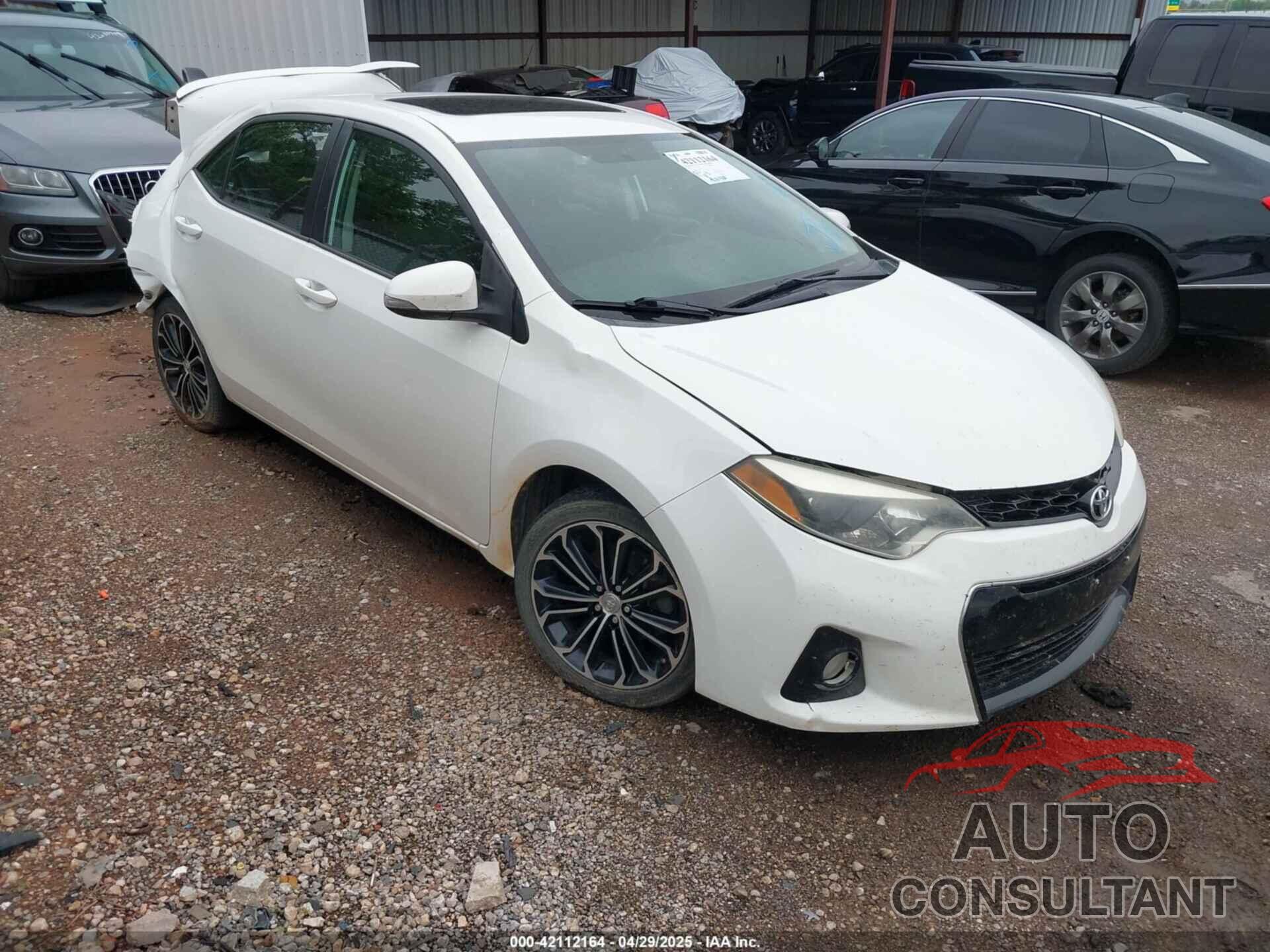 TOYOTA COROLLA 2016 - 2T1BURHE1GC632409