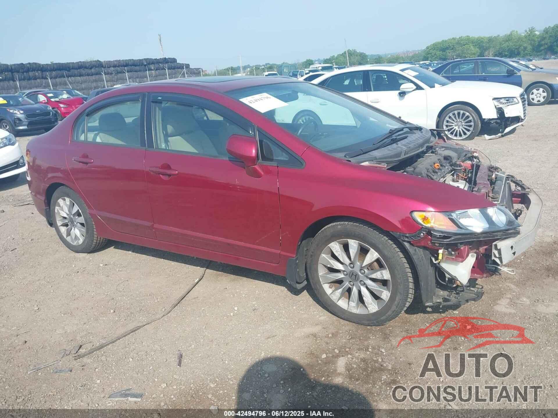 HONDA CIVIC 2011 - 2HGFA1F80BH534268