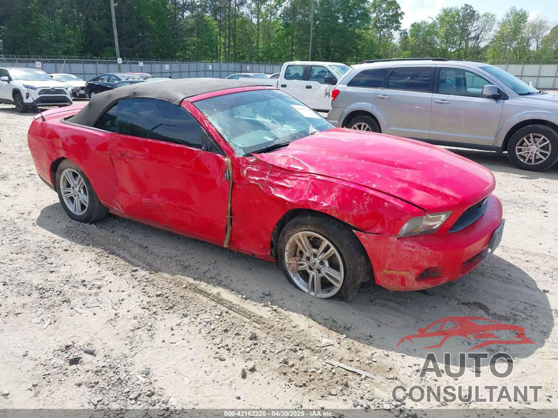 FORD MUSTANG 2012 - 1ZVBP8EM1C5201733