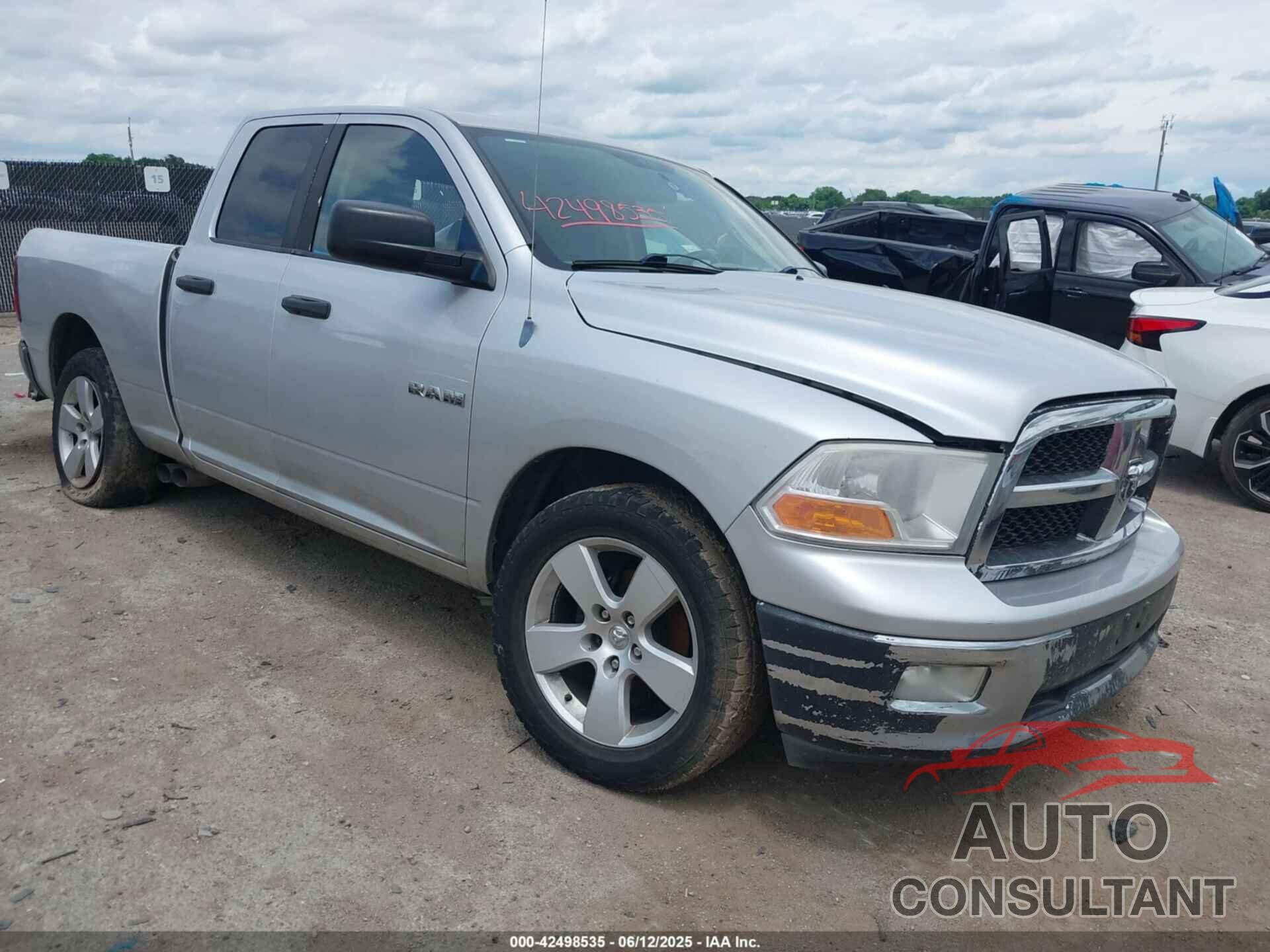 DODGE RAM 1500 2009 - 1D3HB18P69S752847