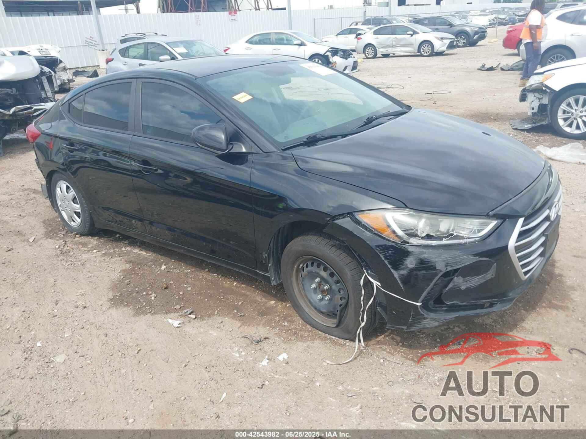 HYUNDAI ELANTRA 2017 - KMHD74LF1HU091834