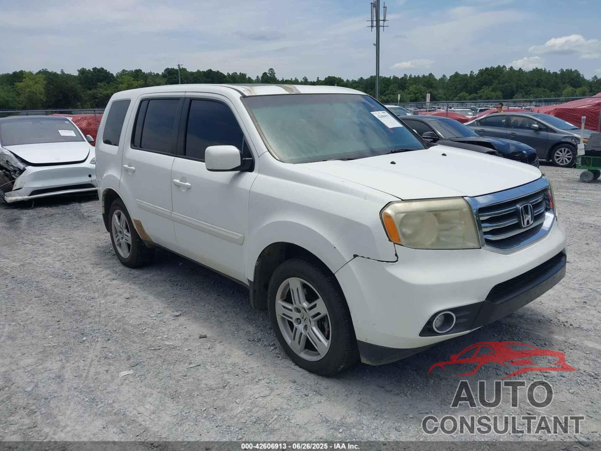 HONDA PILOT 2012 - 5FNYF3H65CB034582
