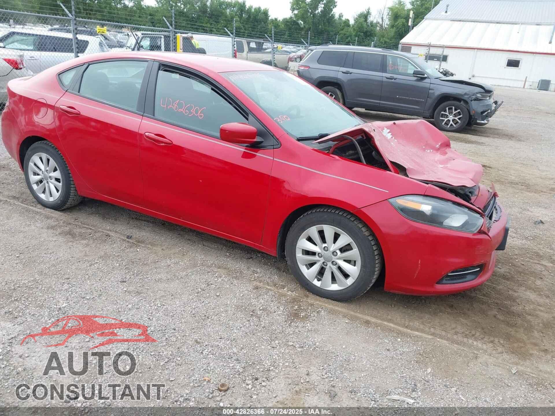 DODGE DART 2014 - 1C3CDFBB5ED822316