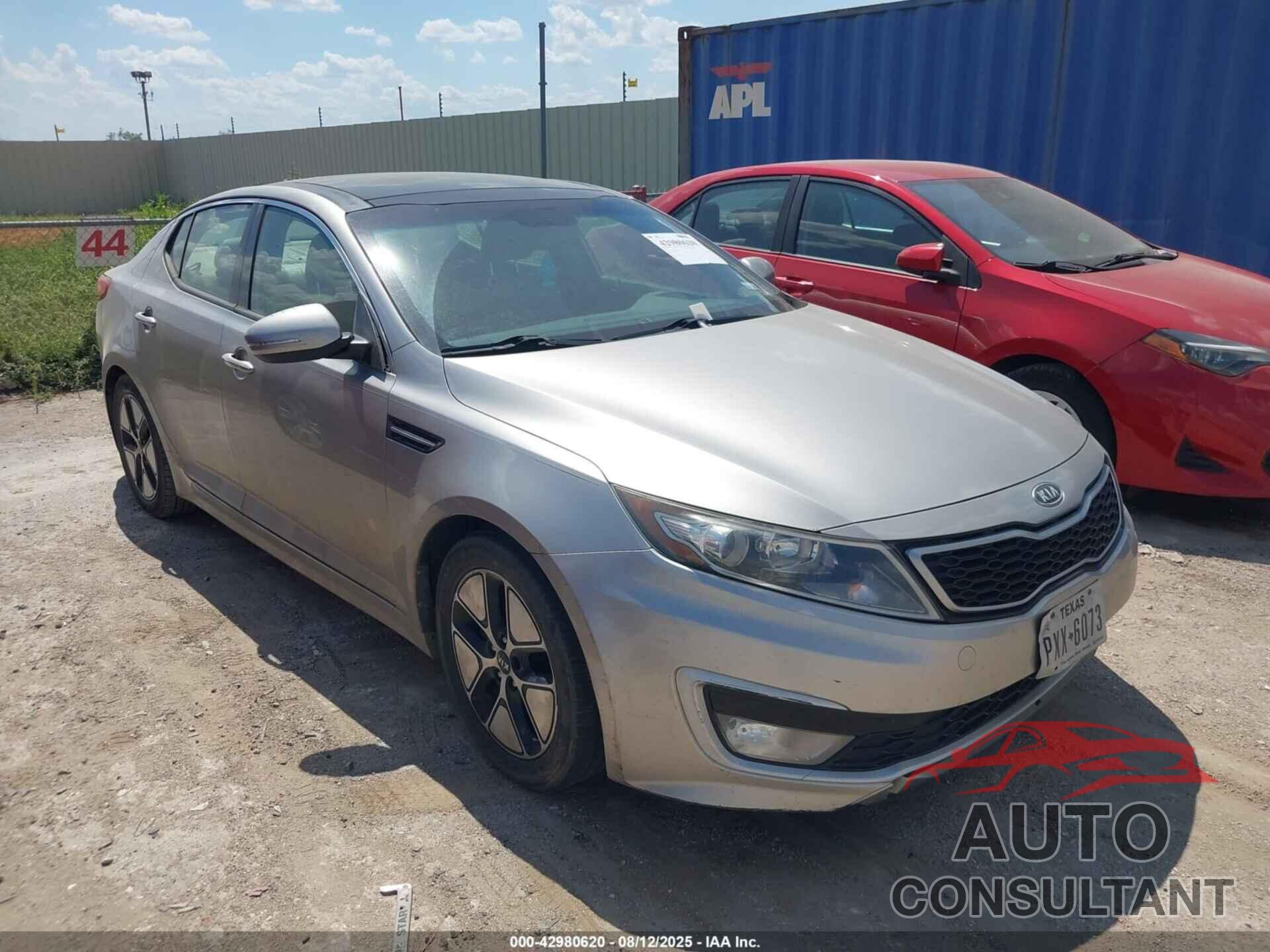 KIA OPTIMA HYBRID 2012 - KNAGM4AD8C5010727