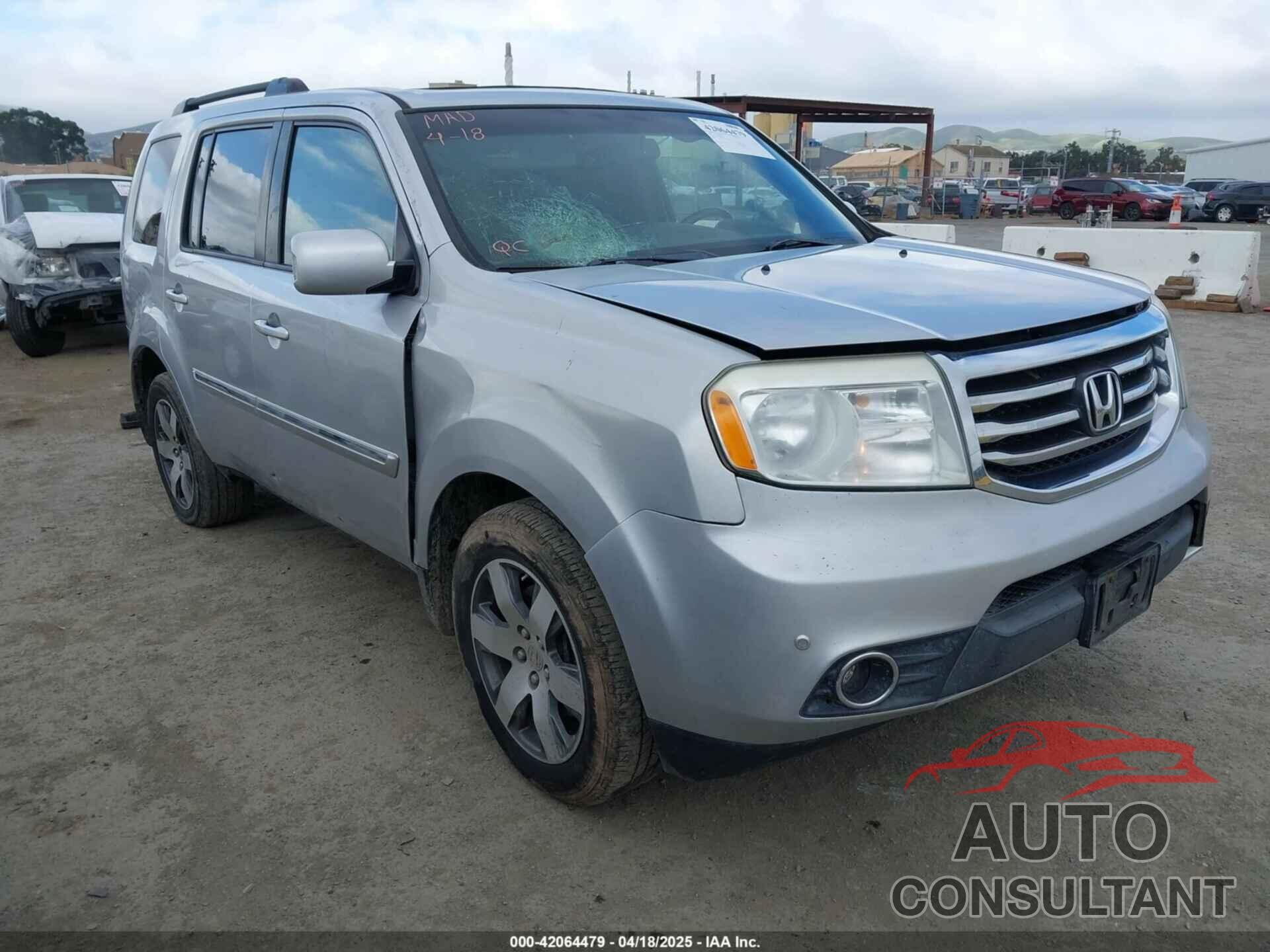 HONDA PILOT 2012 - 5FNYF4H93CB083697