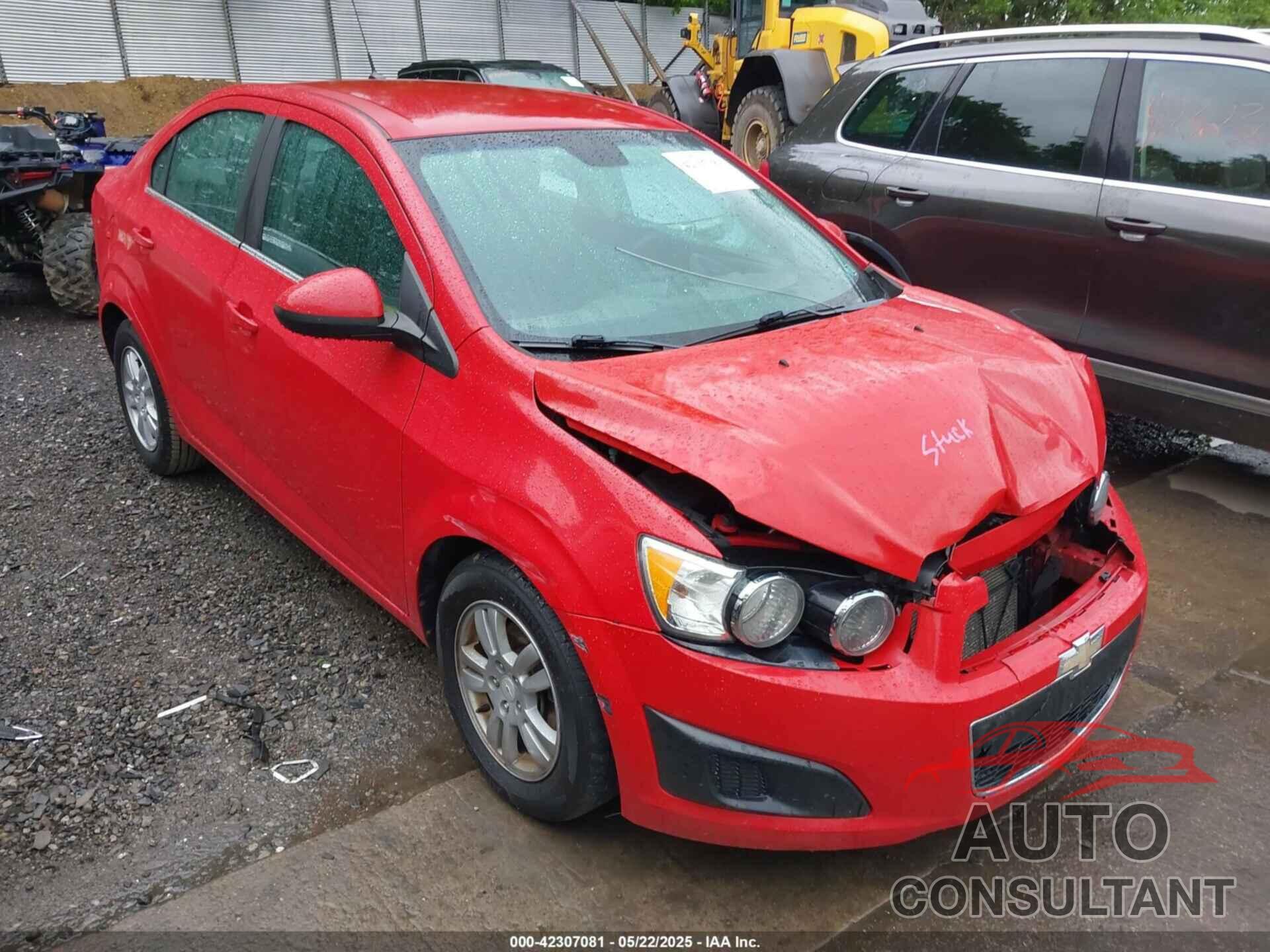 CHEVROLET SONIC 2012 - 1G1JC5SHXC4119109