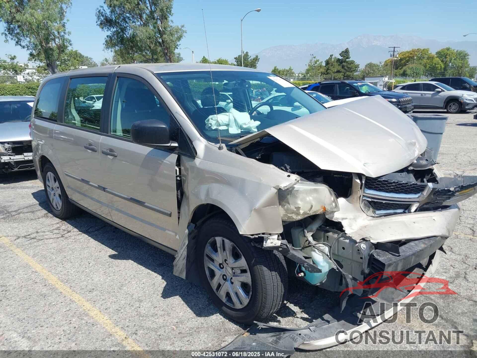 DODGE GRAND CARAVAN 2014 - 2C4RDGBG2ER316379