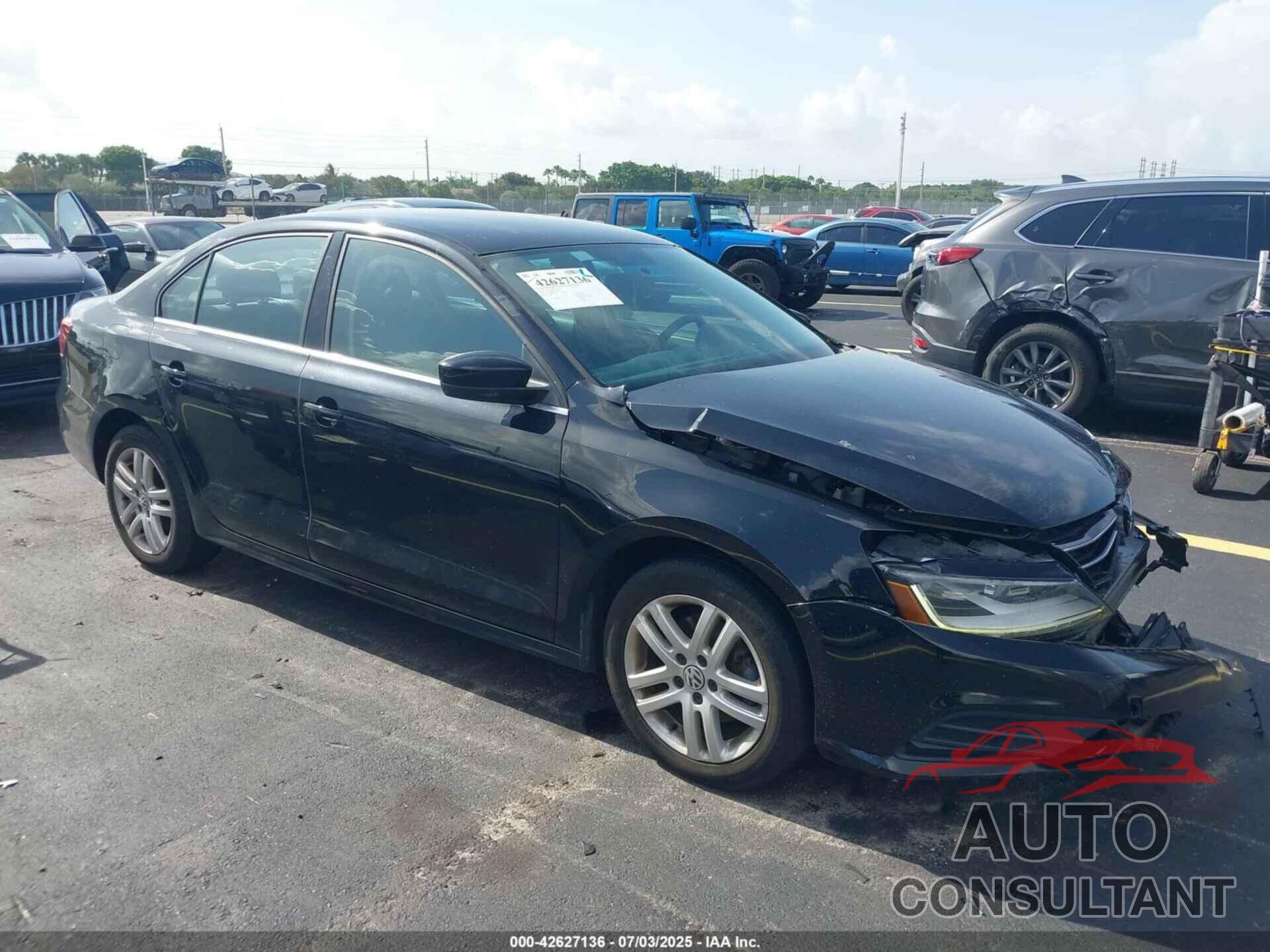 VOLKSWAGEN JETTA 2017 - 3VW2B7AJ0HM285436