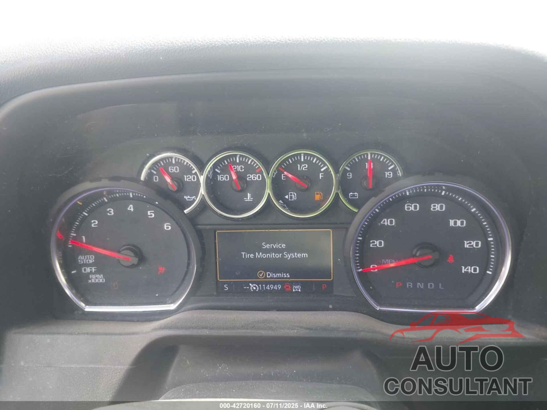 CHEVROLET SILVERADO 1500 2019 - 1GCRYDEK4KZ314976