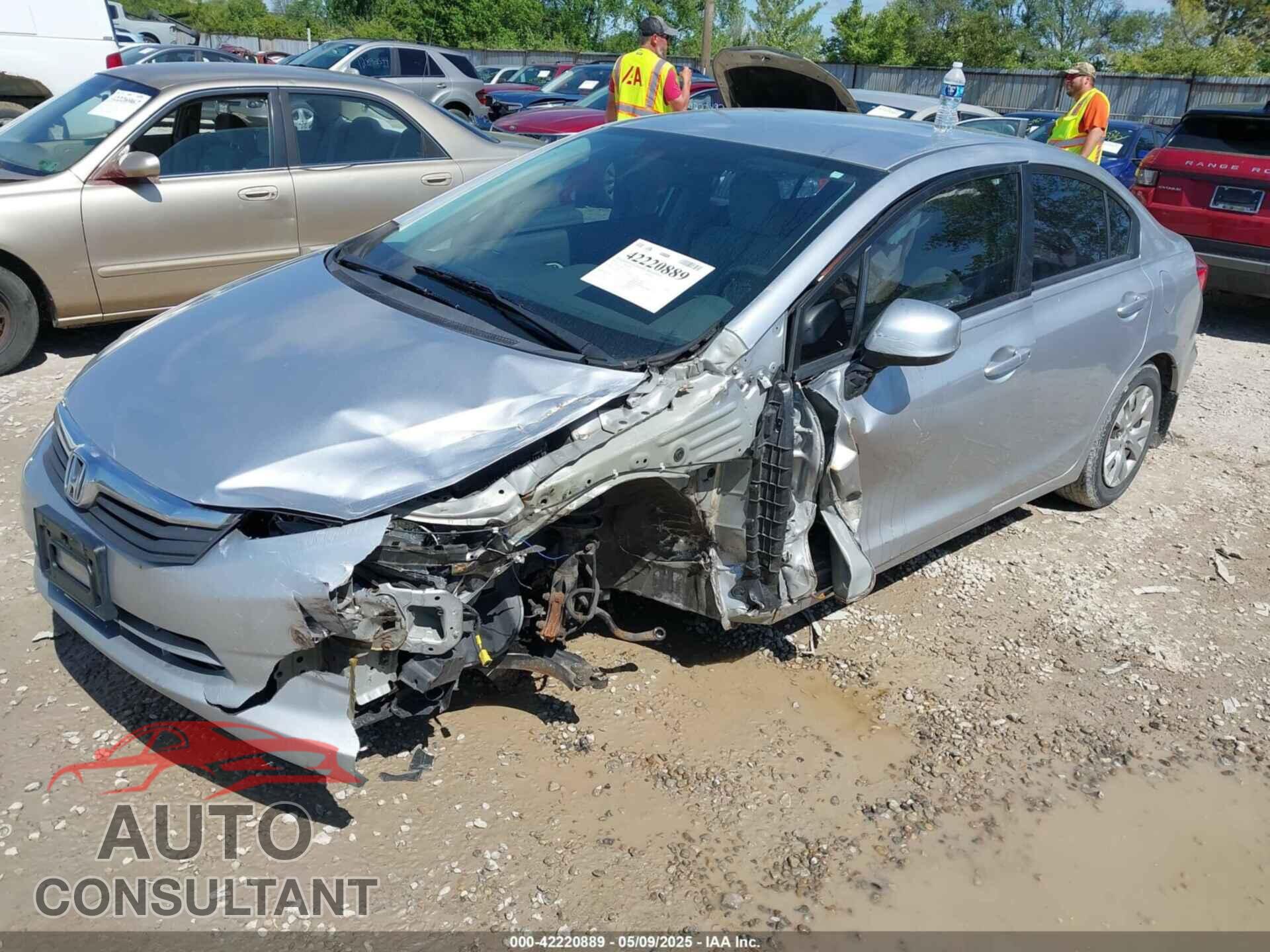HONDA CIVIC 2012 - 19XFB2F50CE341378