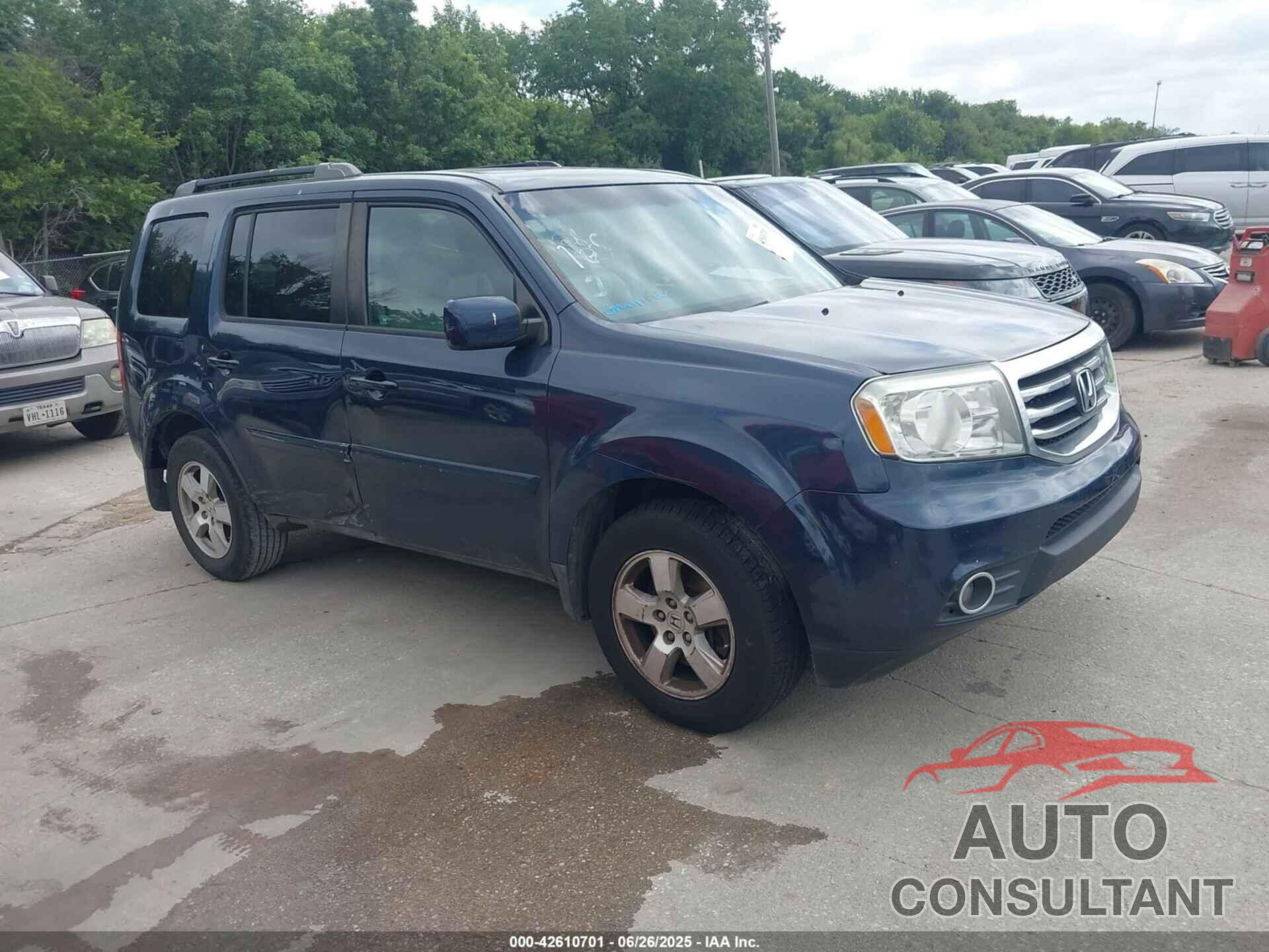 HONDA PILOT 2011 - 5FNYF4H61BB103398