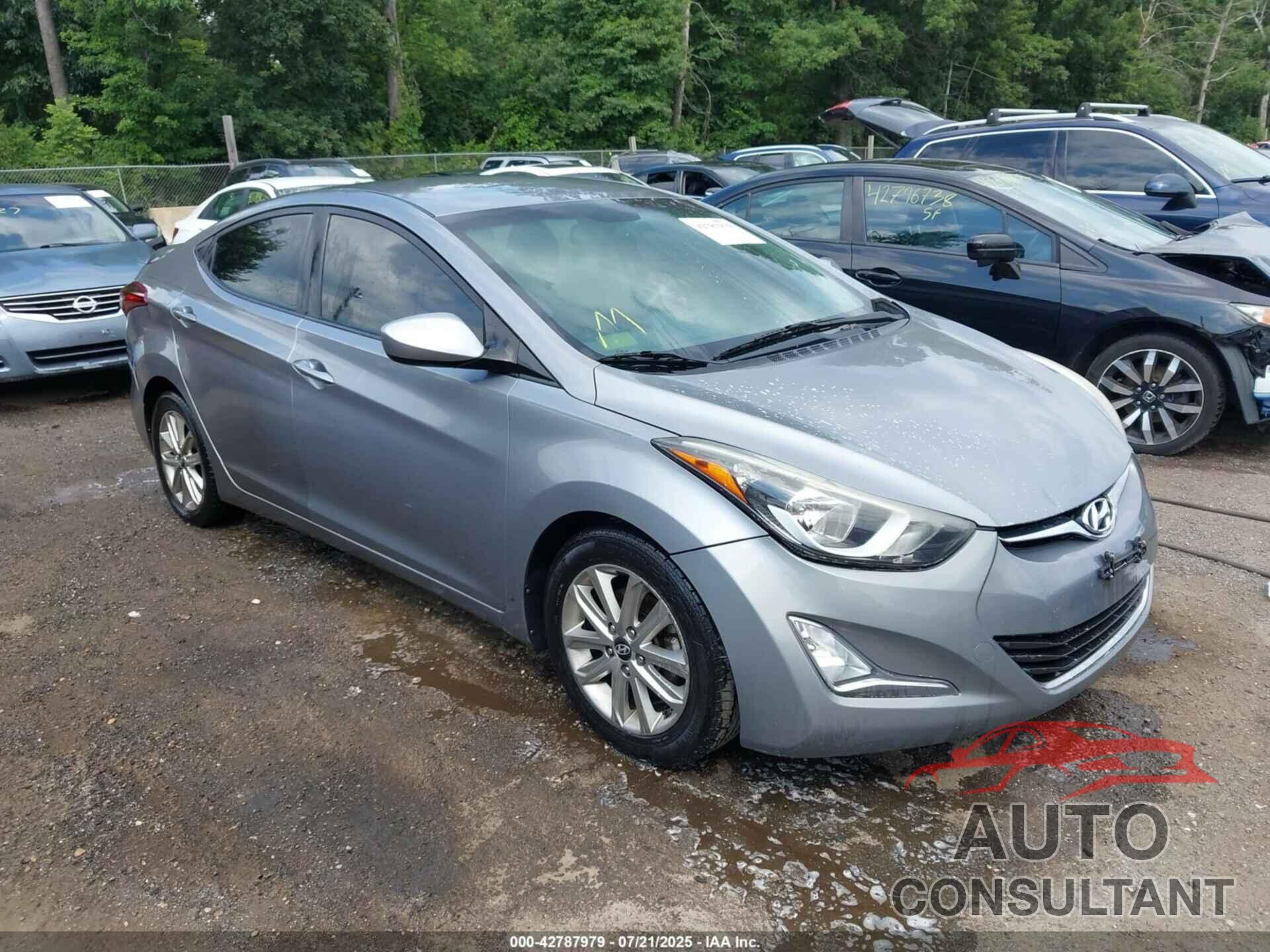 HYUNDAI ELANTRA 2015 - KMHDH4AE1FU360063