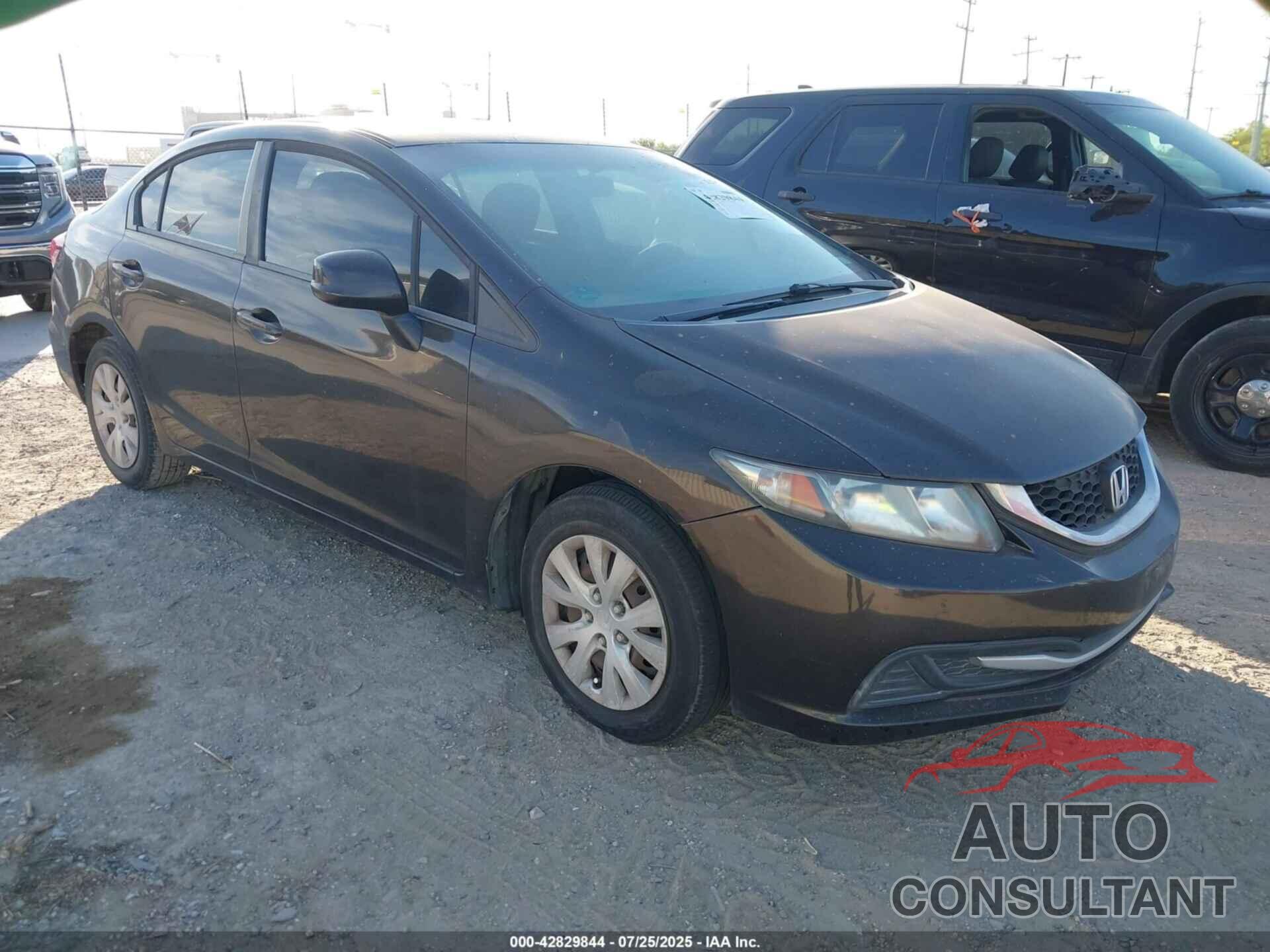 HONDA CIVIC 2013 - 2HGFB2F58DH509789