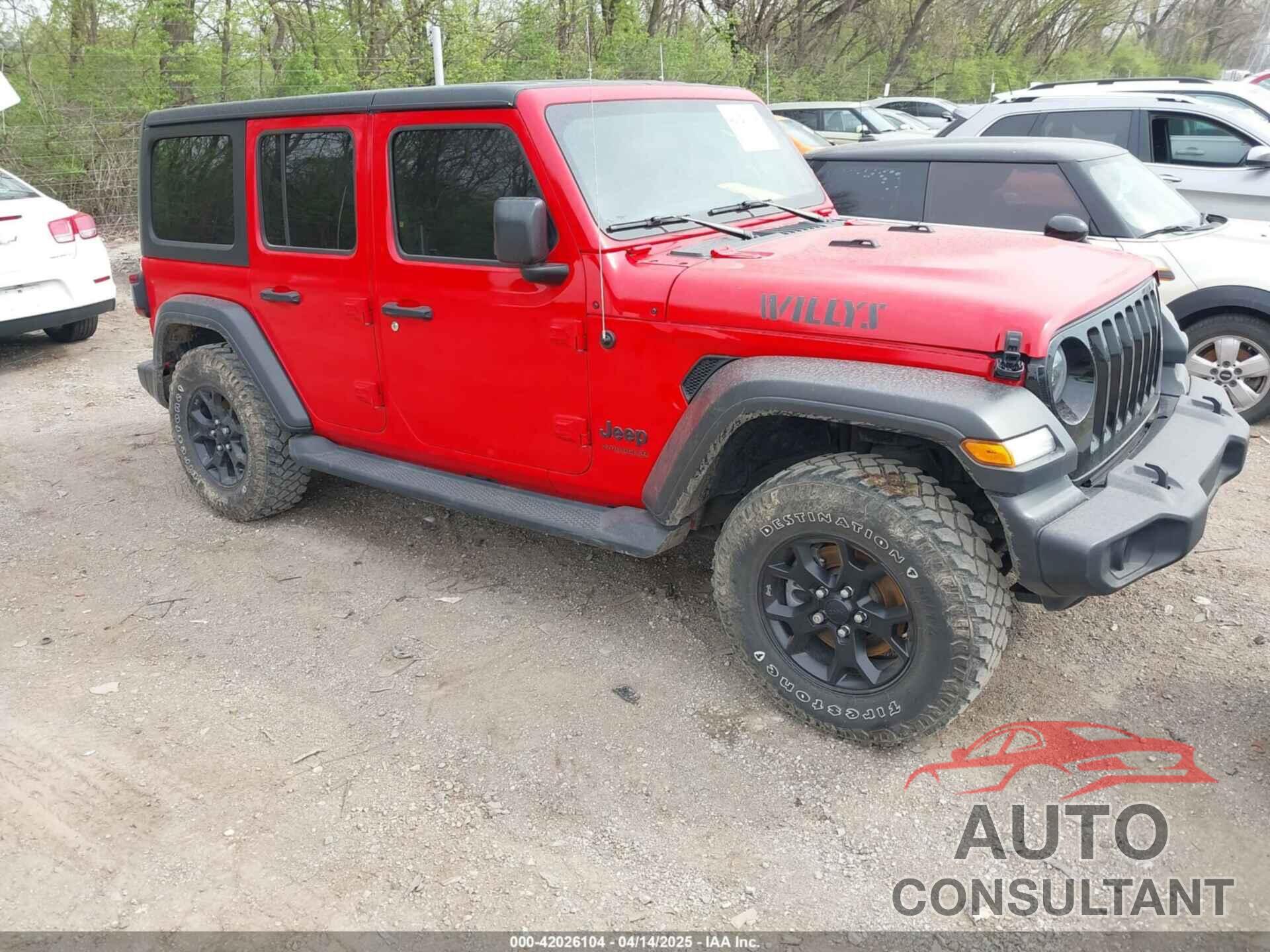 JEEP WRANGLER UNLIMITED 2020 - 1C4HJXDG5LW212488
