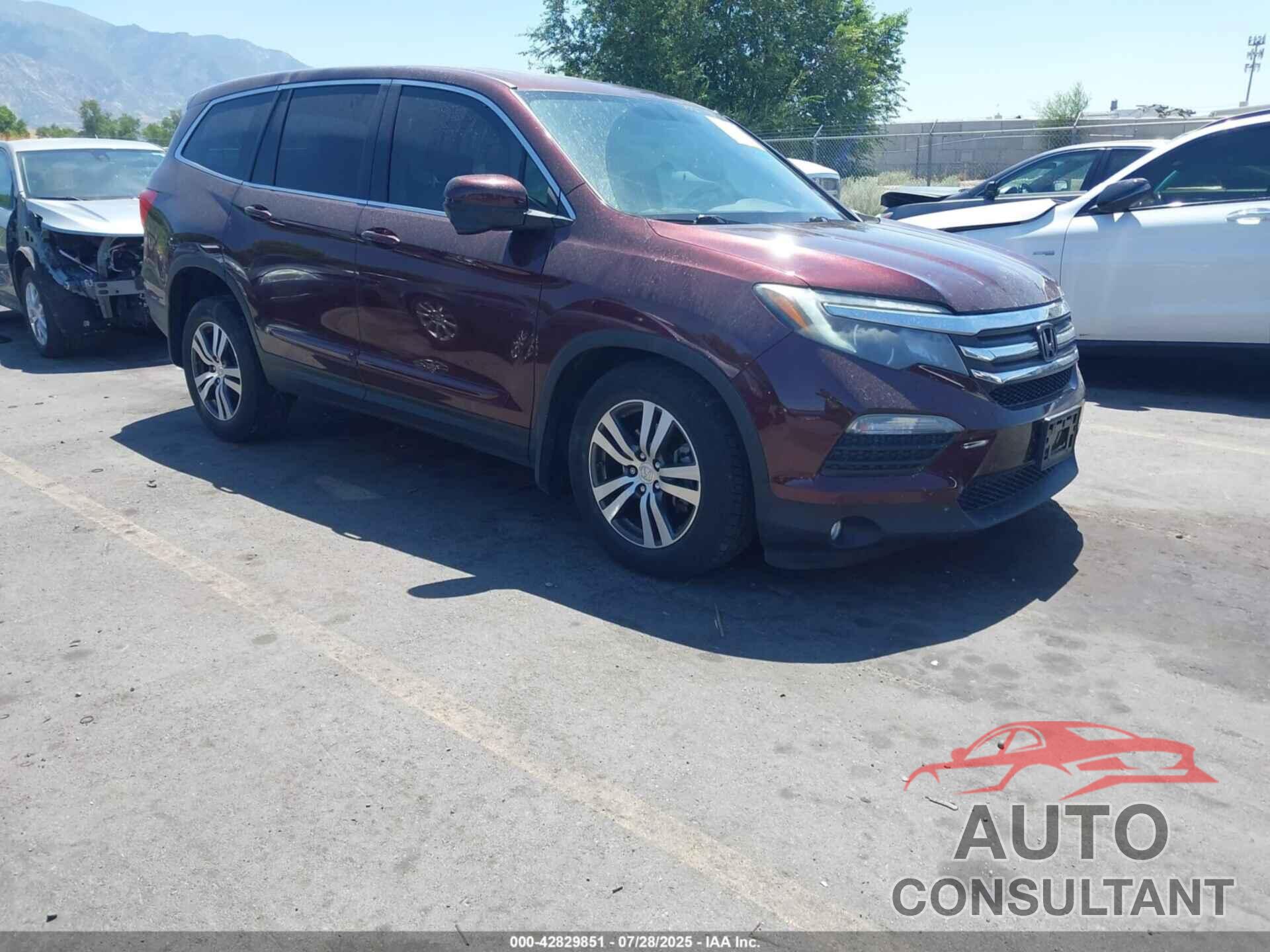 HONDA PILOT 2016 - 5FNYF6H53GB100576