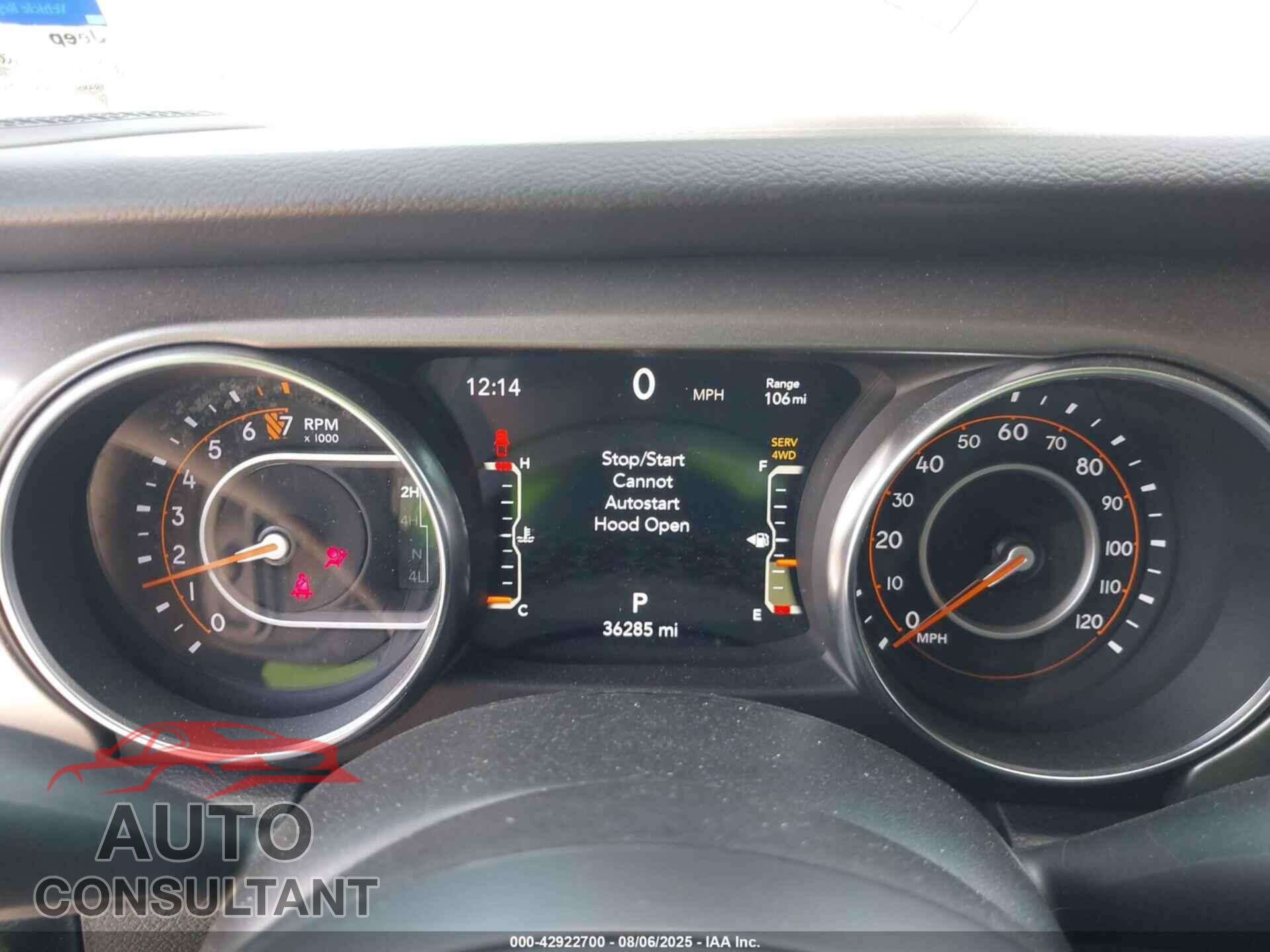 JEEP GLADIATOR 2023 - 1C6HJTAG6PL503111