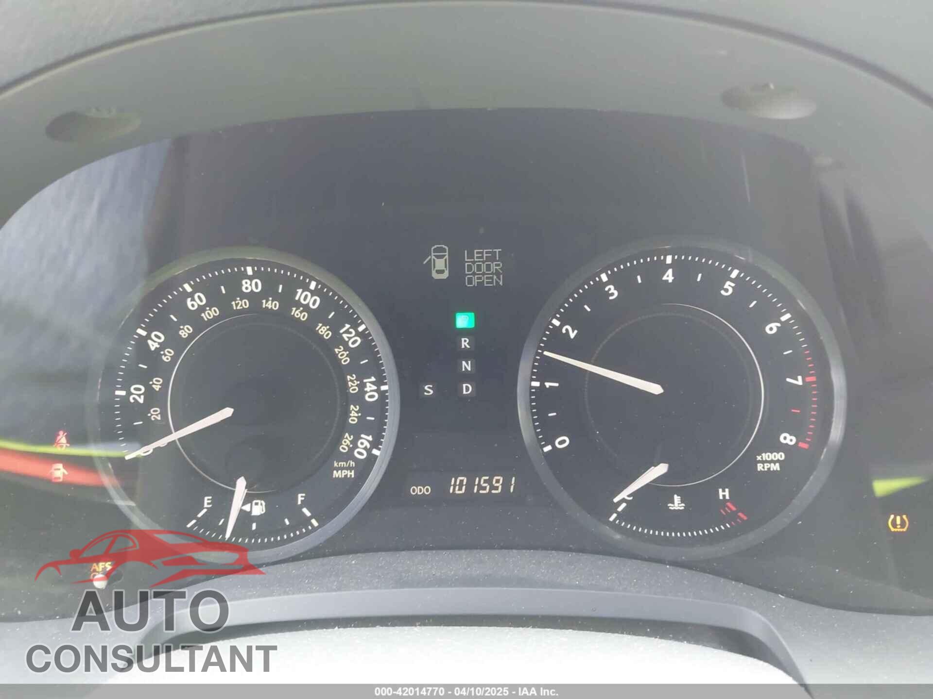 LEXUS IS 250C 2010 - JTHFF2C27A2509444