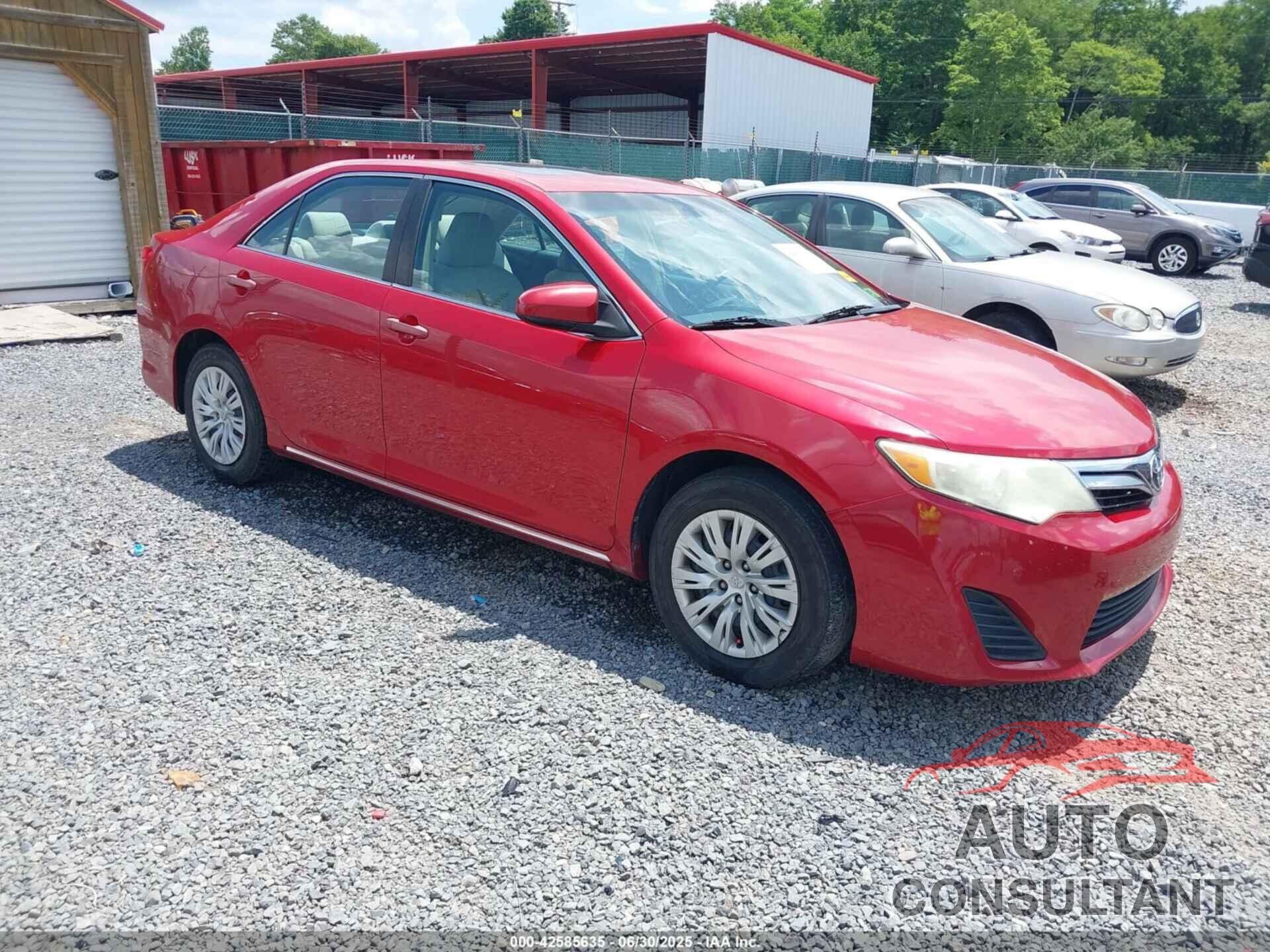 TOYOTA CAMRY 2012 - 4T1BF1FKXCU501234