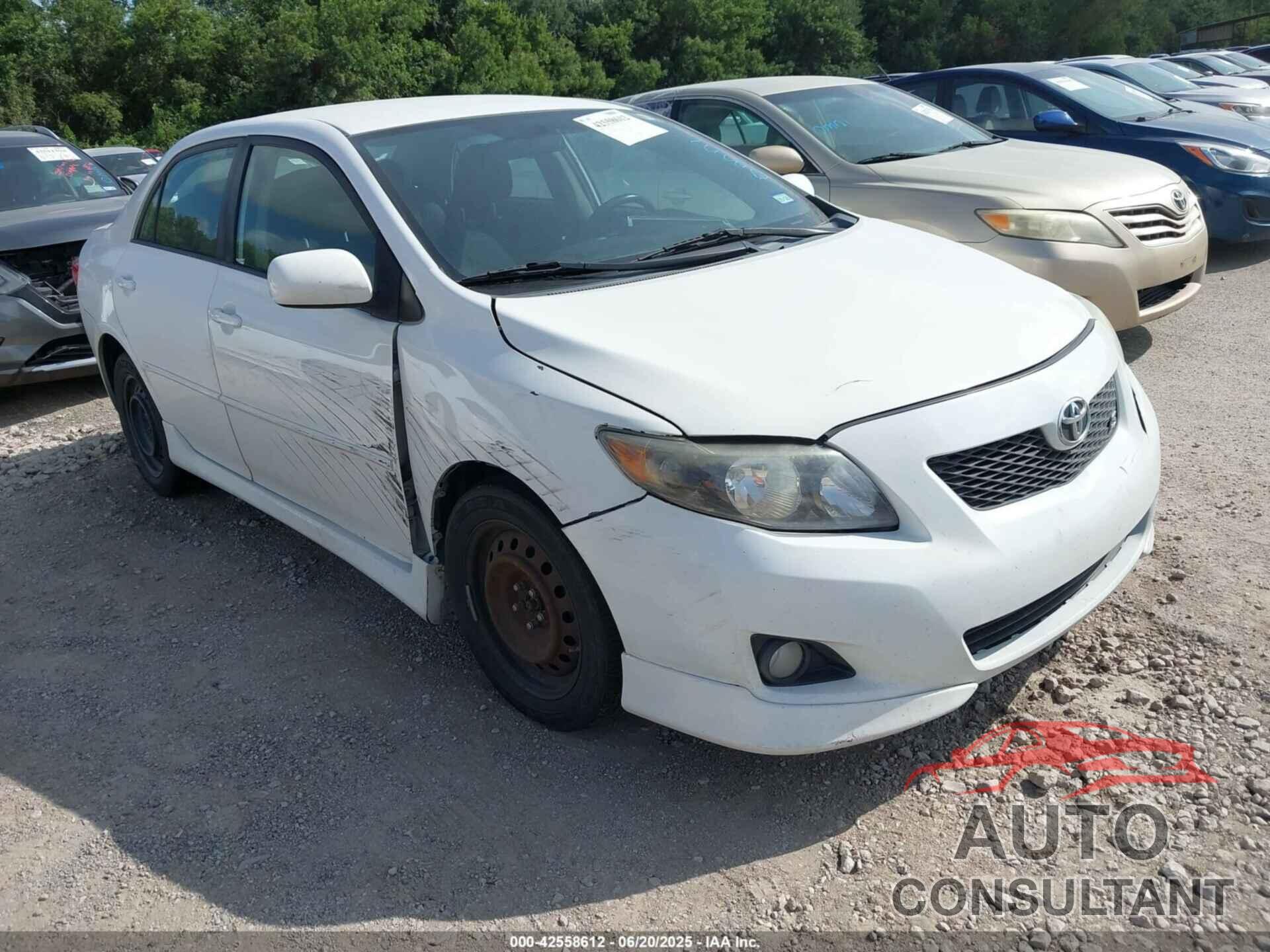 TOYOTA COROLLA 2009 - 1NXBU40E59Z104386