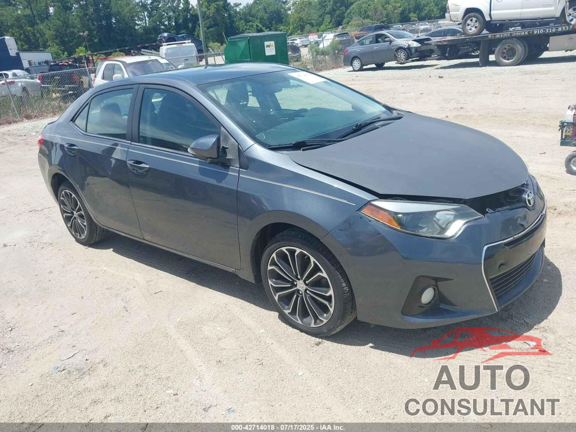 TOYOTA COROLLA 2015 - 5YFBURHE4FP279582