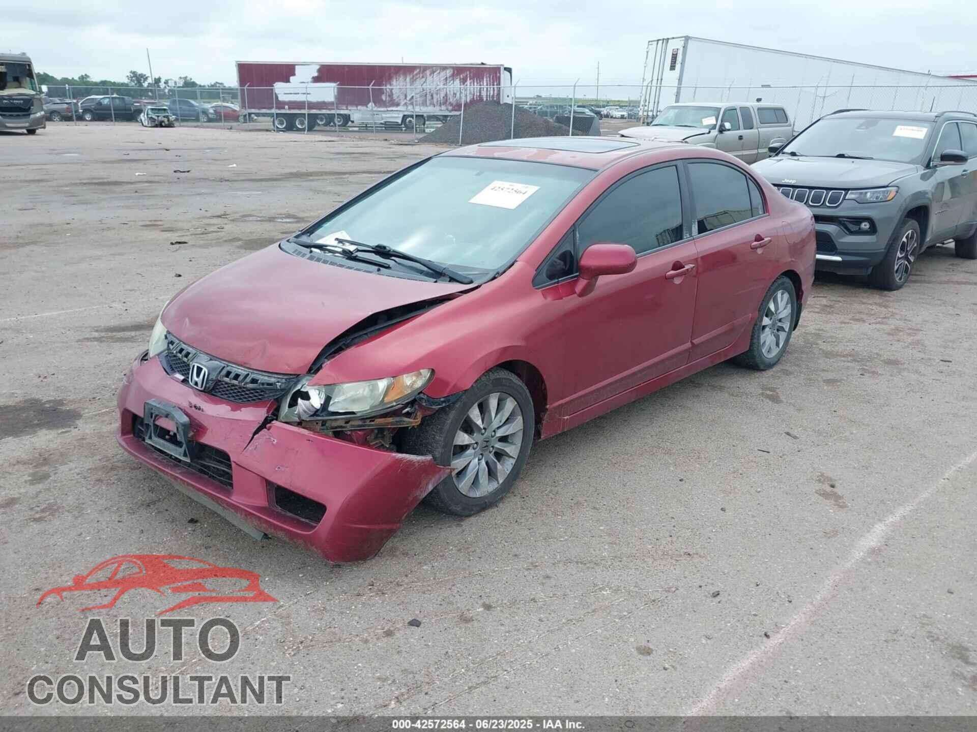 HONDA CIVIC 2011 - 2HGFA1F82BH534286