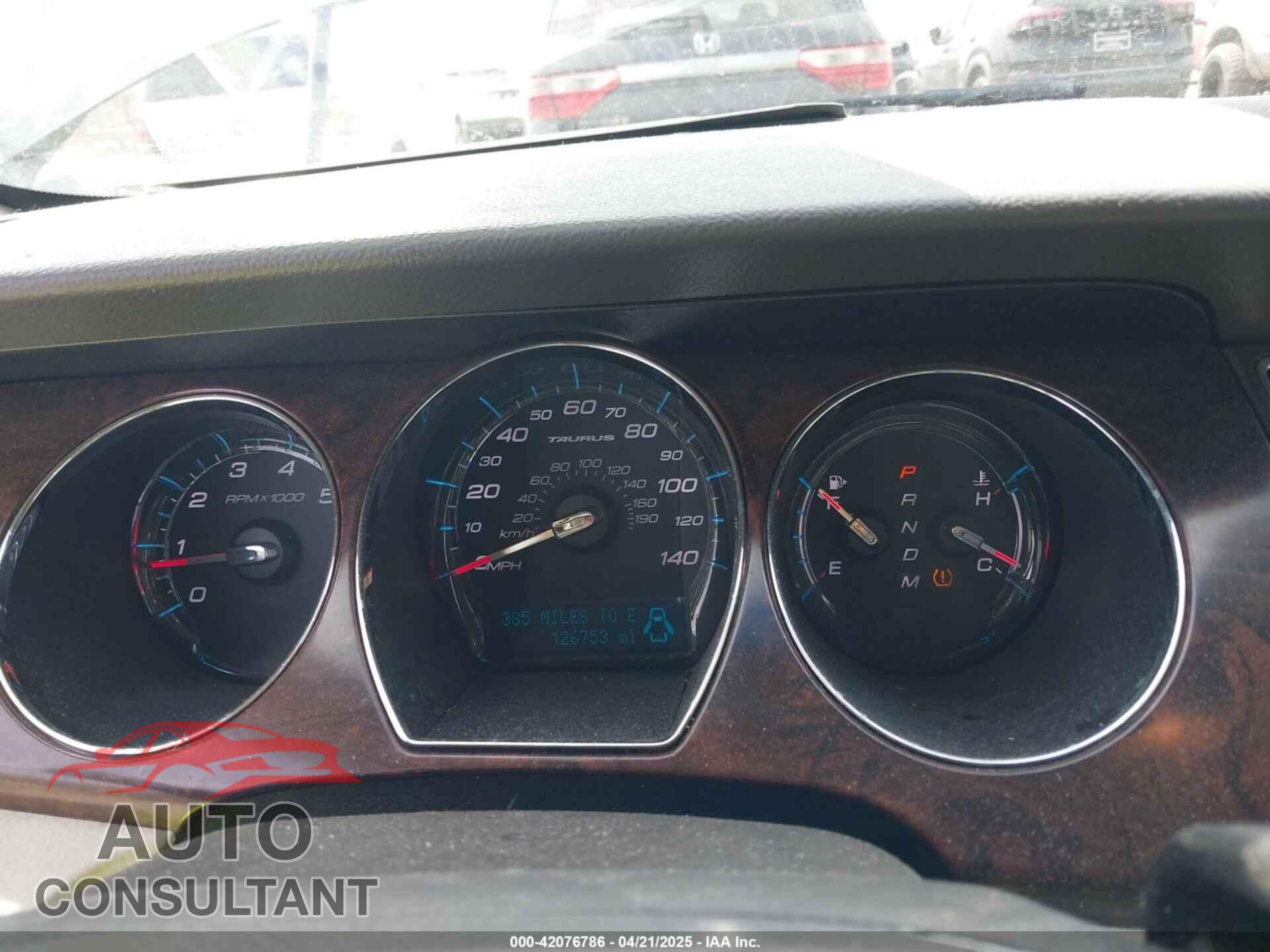 FORD TAURUS 2012 - 1FAHP2EW8CG132481