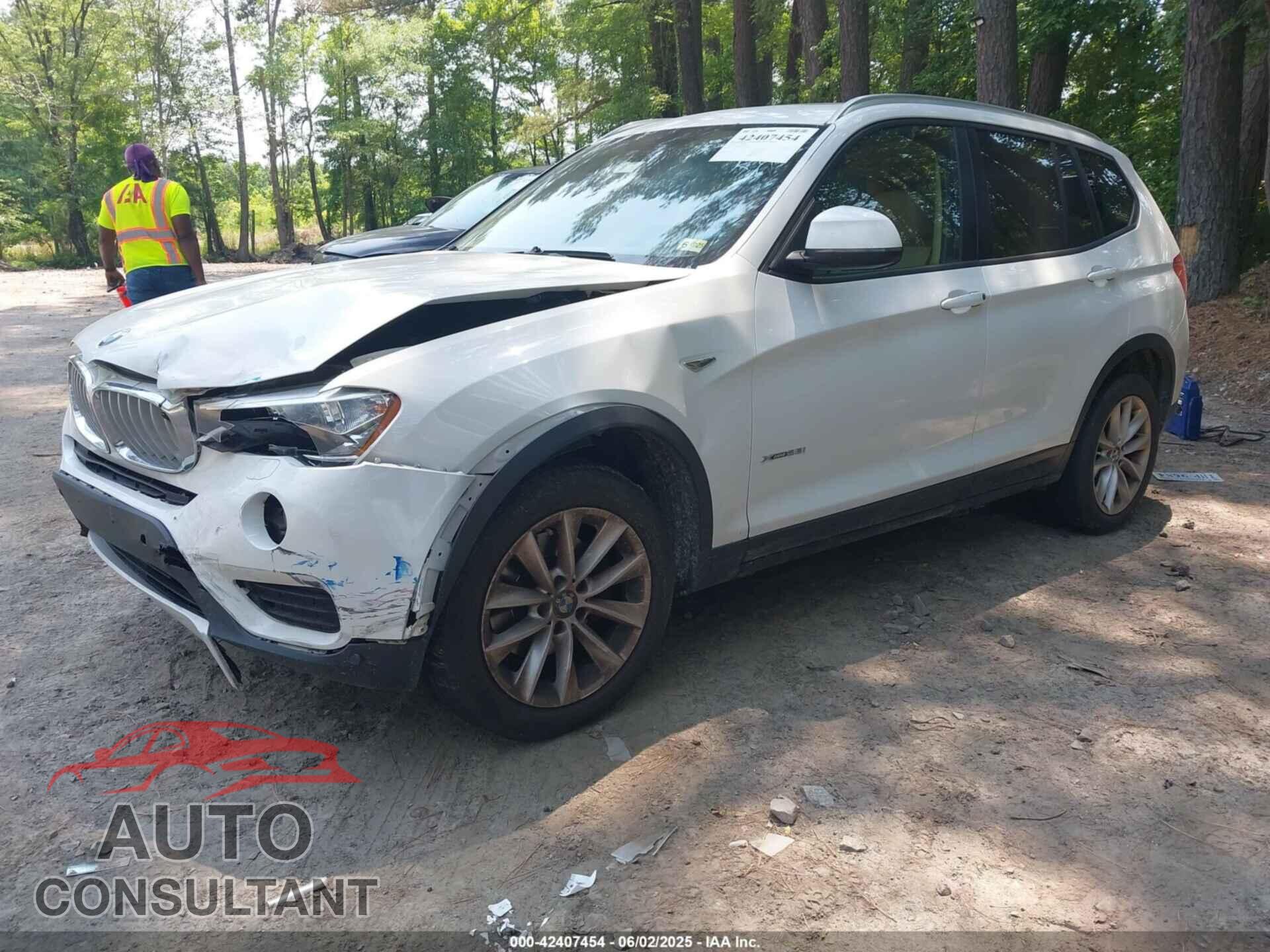 BMW X3 2016 - 5UXWX9C55G0D84239
