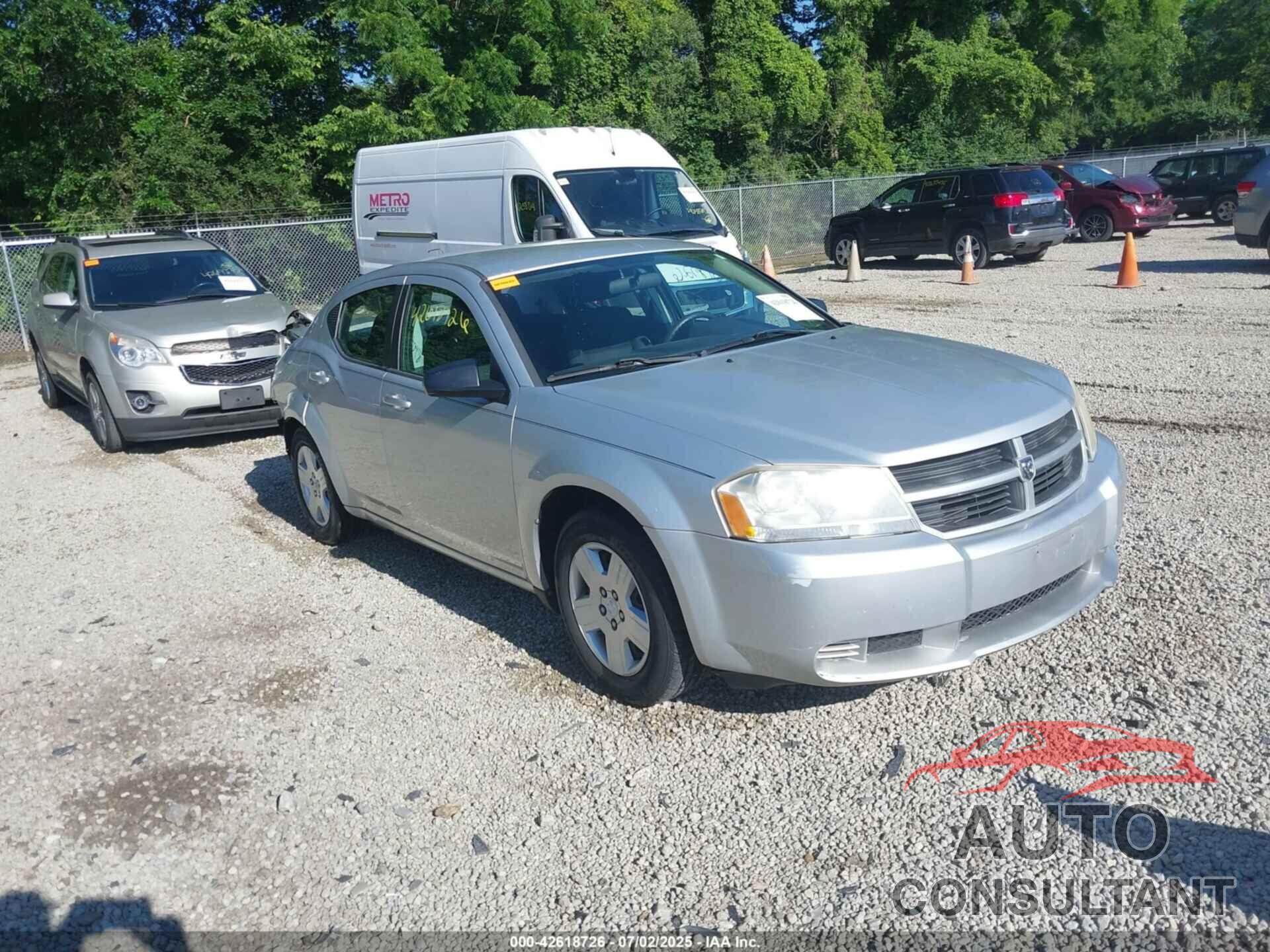 DODGE AVENGER 2010 - 1B3CC4FB6AN161608
