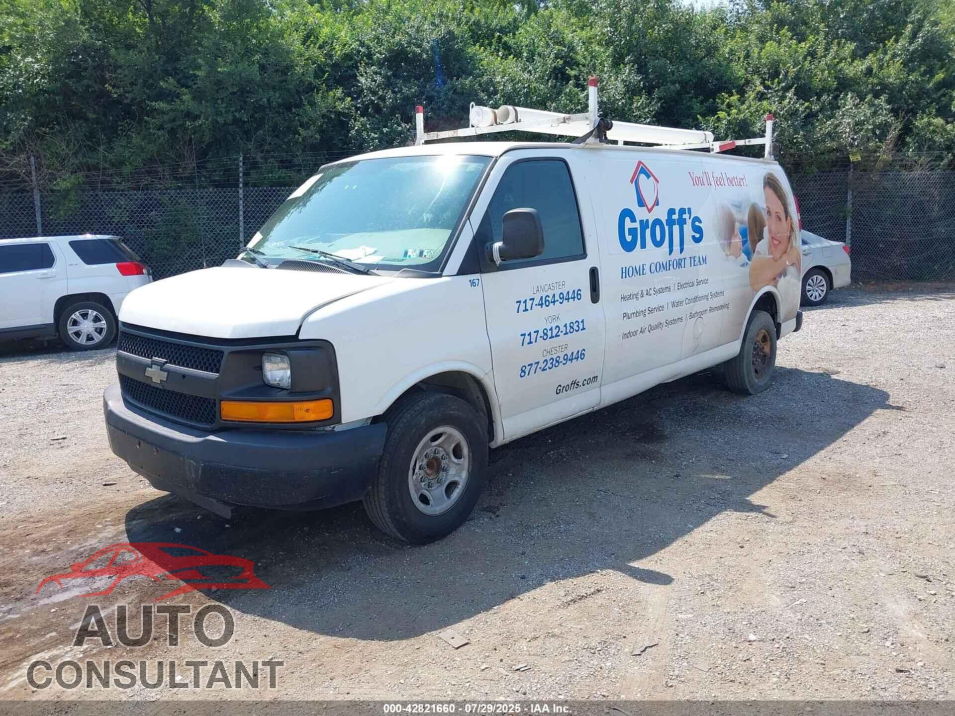 CHEVROLET EXPRESS 2500 2014 - 1GCWGGCA4E1117083