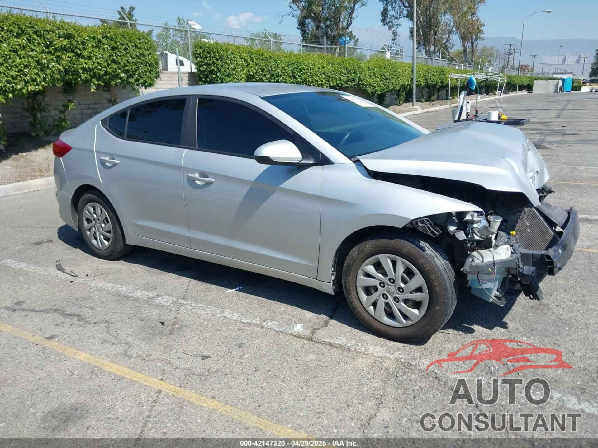 HYUNDAI ELANTRA 2017 - KMHD74LF7HU084273